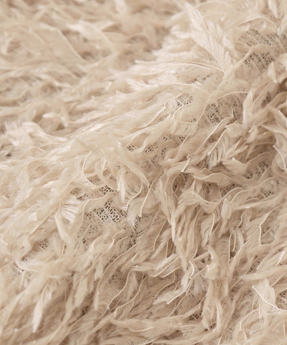 earth music&ecology 【WEB限定】ベロアリボンフェザービスチェ 