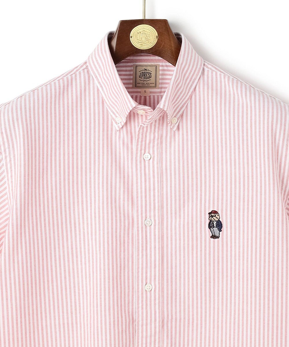 J.PRESS MEN 新デザイン【BULLDOG BOY】オックスフォード 半袖シャツ / B.D. 