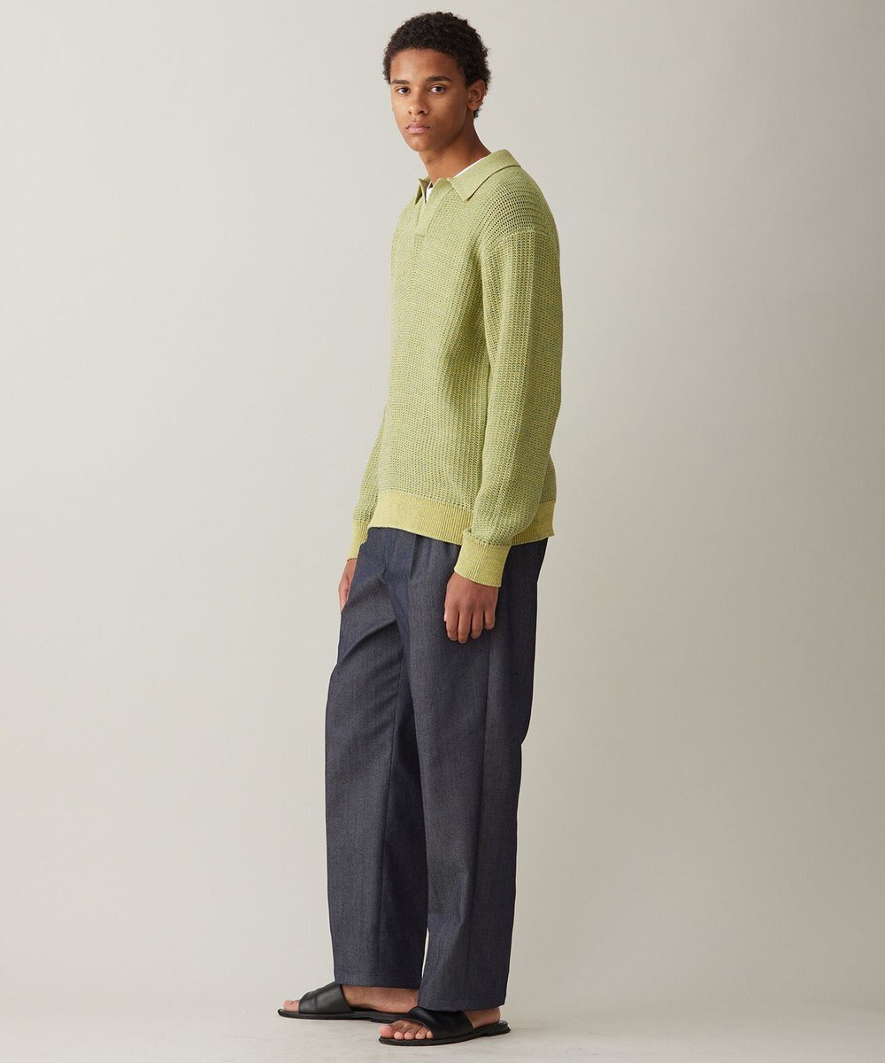 UNFILO MENS メッシュ ニットポロ [24年春夏商品] 