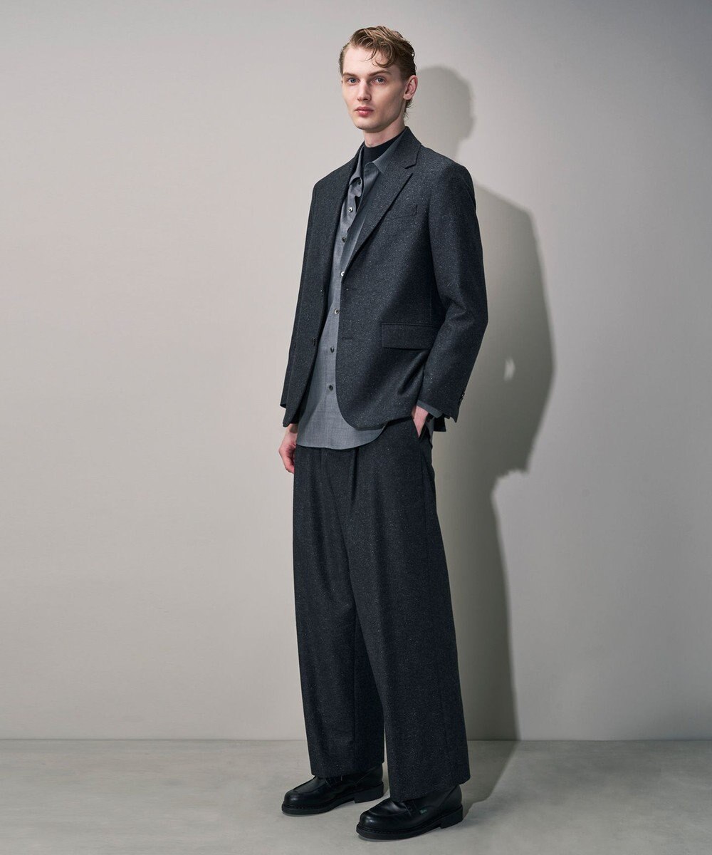 JOSEPH HOMME 【HIGH GRADE LINE】テックウールポプリン　レギュラーカラーシャツ 