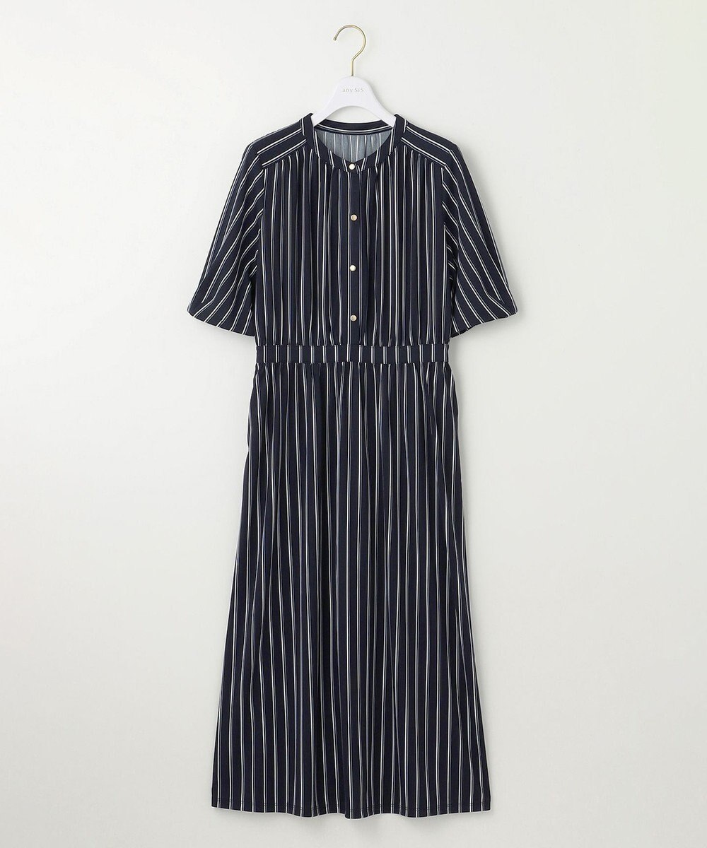 ANY SIS 【接触冷感・吸水速乾・UVケア】エアリードレープスムース ワンピース 