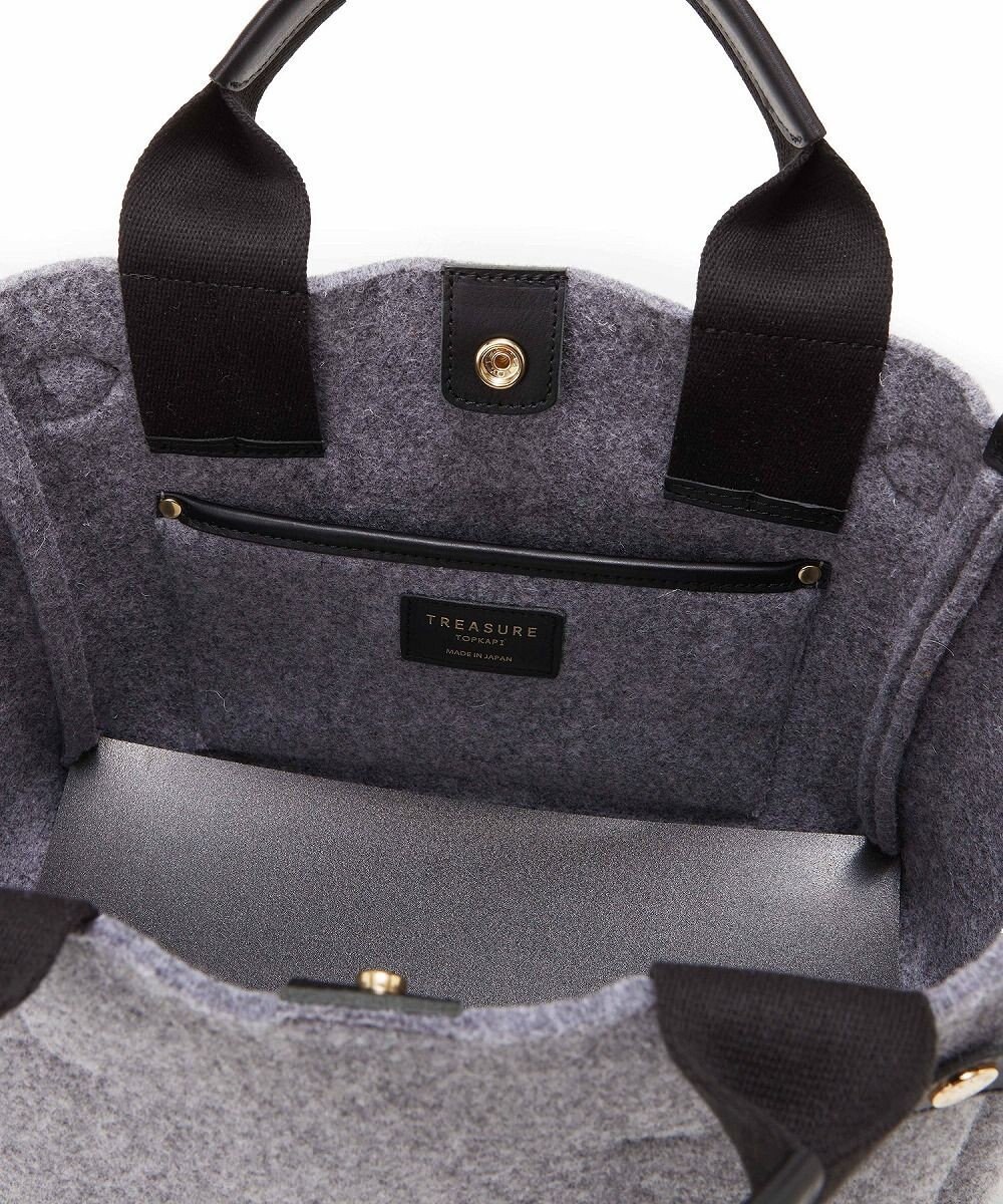 TOPKAPI 【TREASURE TOPKAPI】イタリアンフェルト サイドベルト トートバッグ 