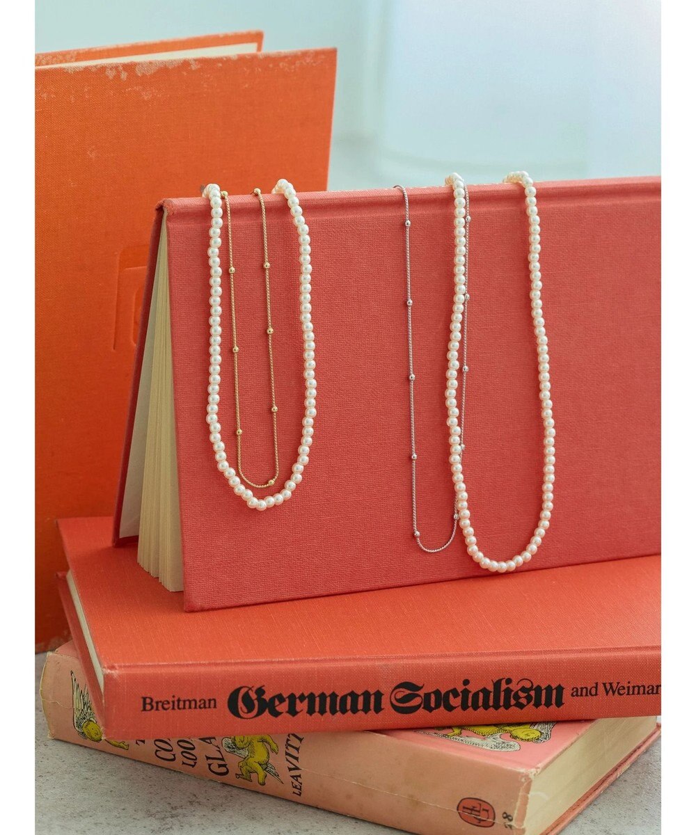 AMERICAN HOLIC ベビーパール・メタルボールＳＥＴネックレス 