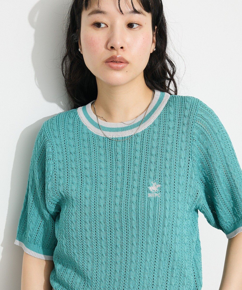 CRAFT STANDARD BOUTIQUE 別注/BHPC 刺繍ケーブル編みニット 