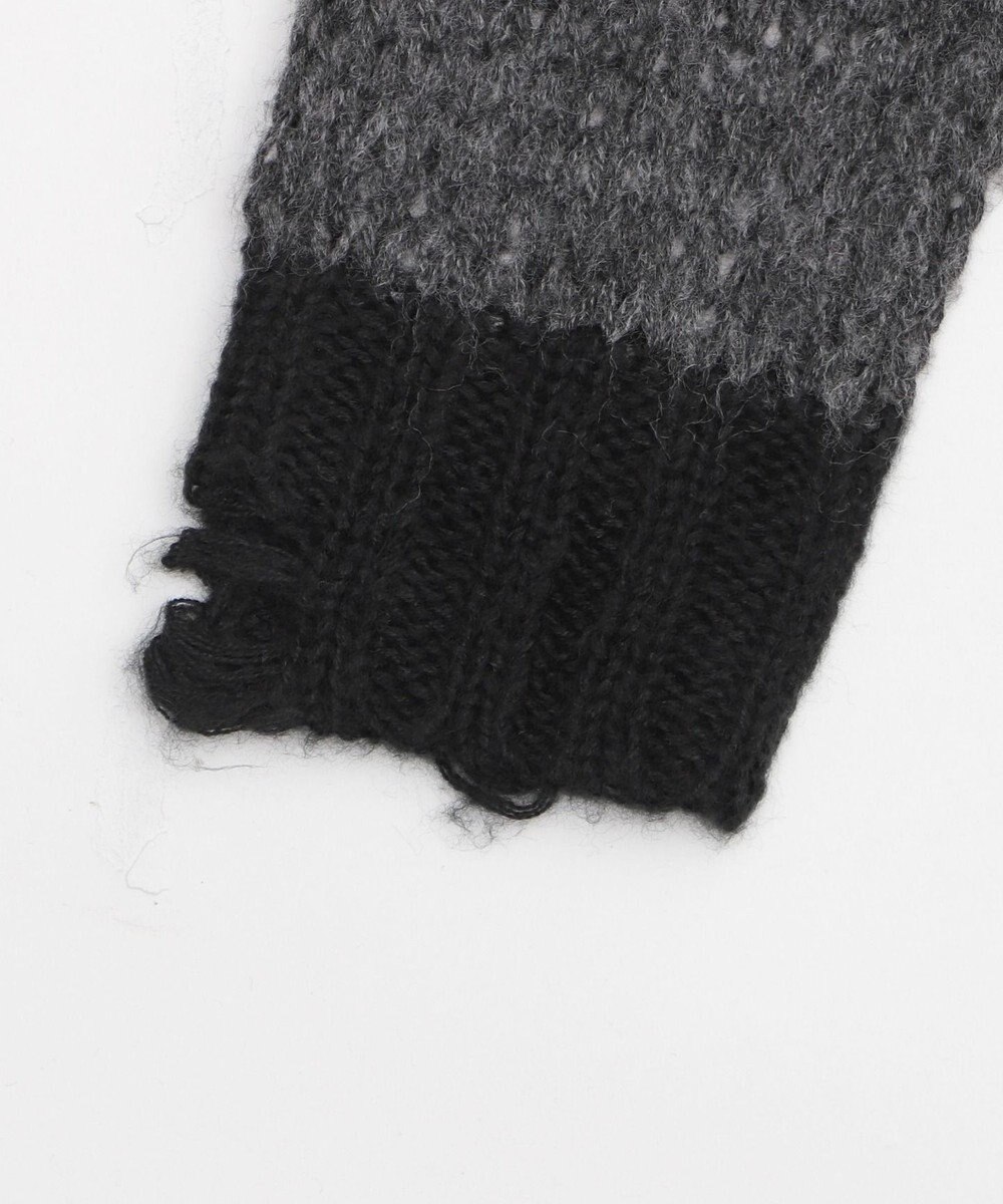 WEGO モヘアタッチボーダーBIGニット 