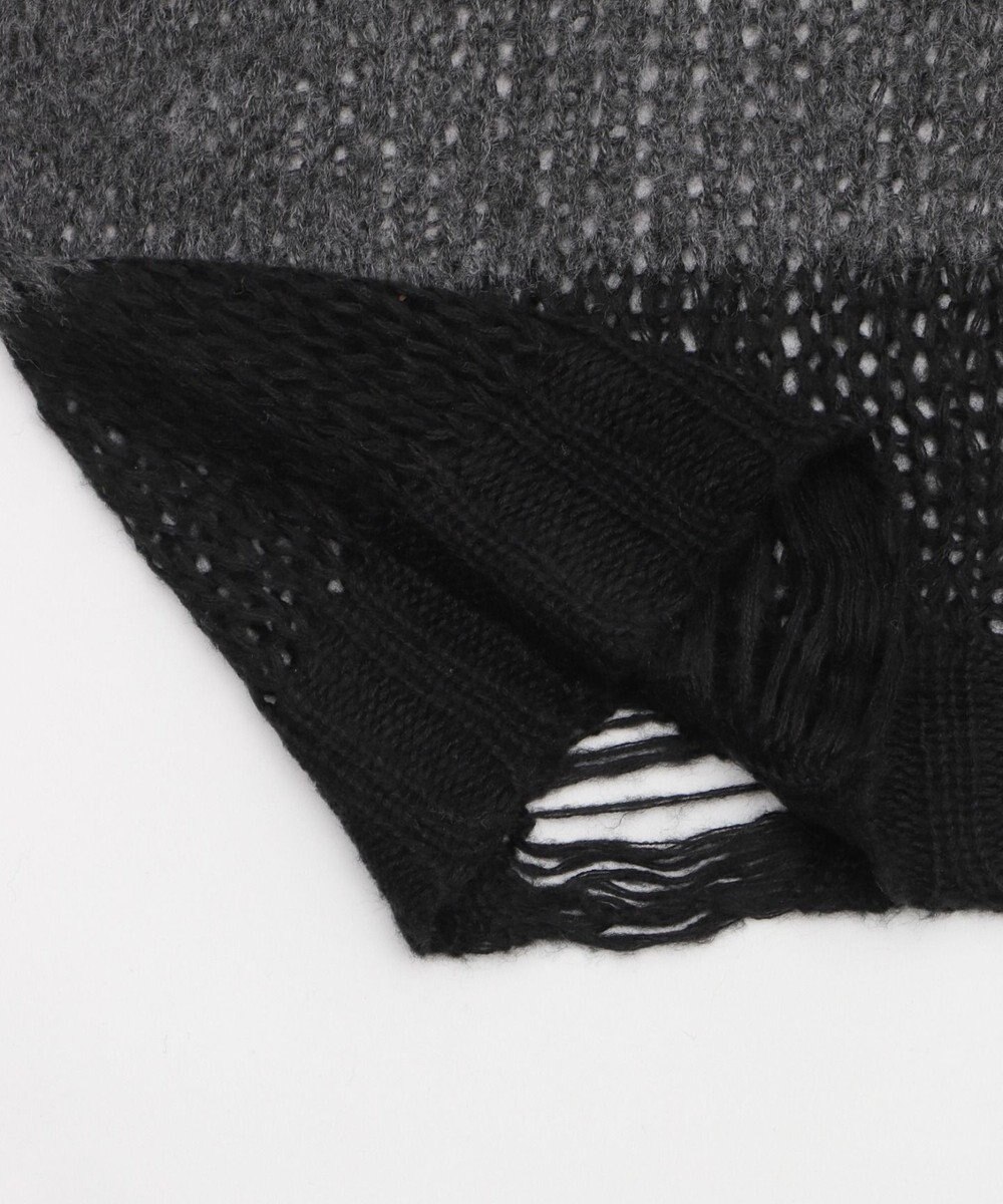 WEGO モヘアタッチボーダーBIGニット 