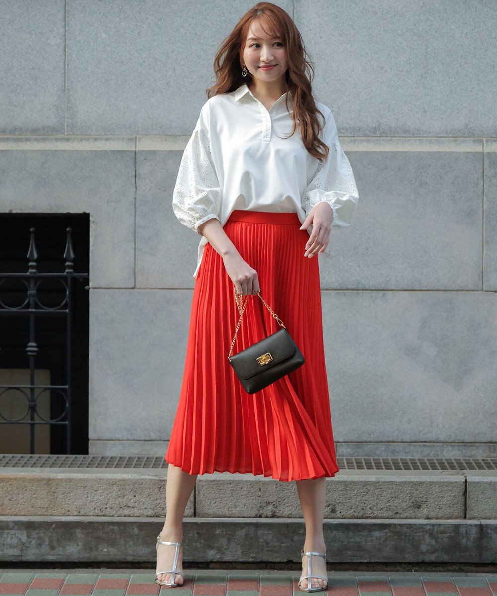 ANY SIS S エアリープリーツ スカート 