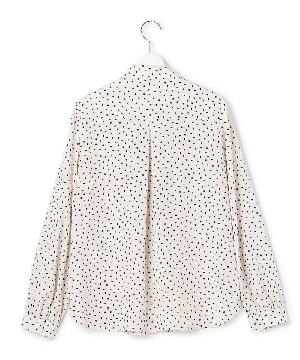 23区 【先行予約】ランダムドットプリント タックブラウス 