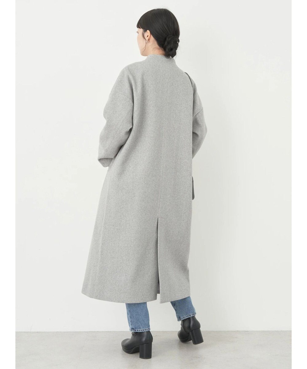 earth music&ecology Ｖネックノーカラーコート 