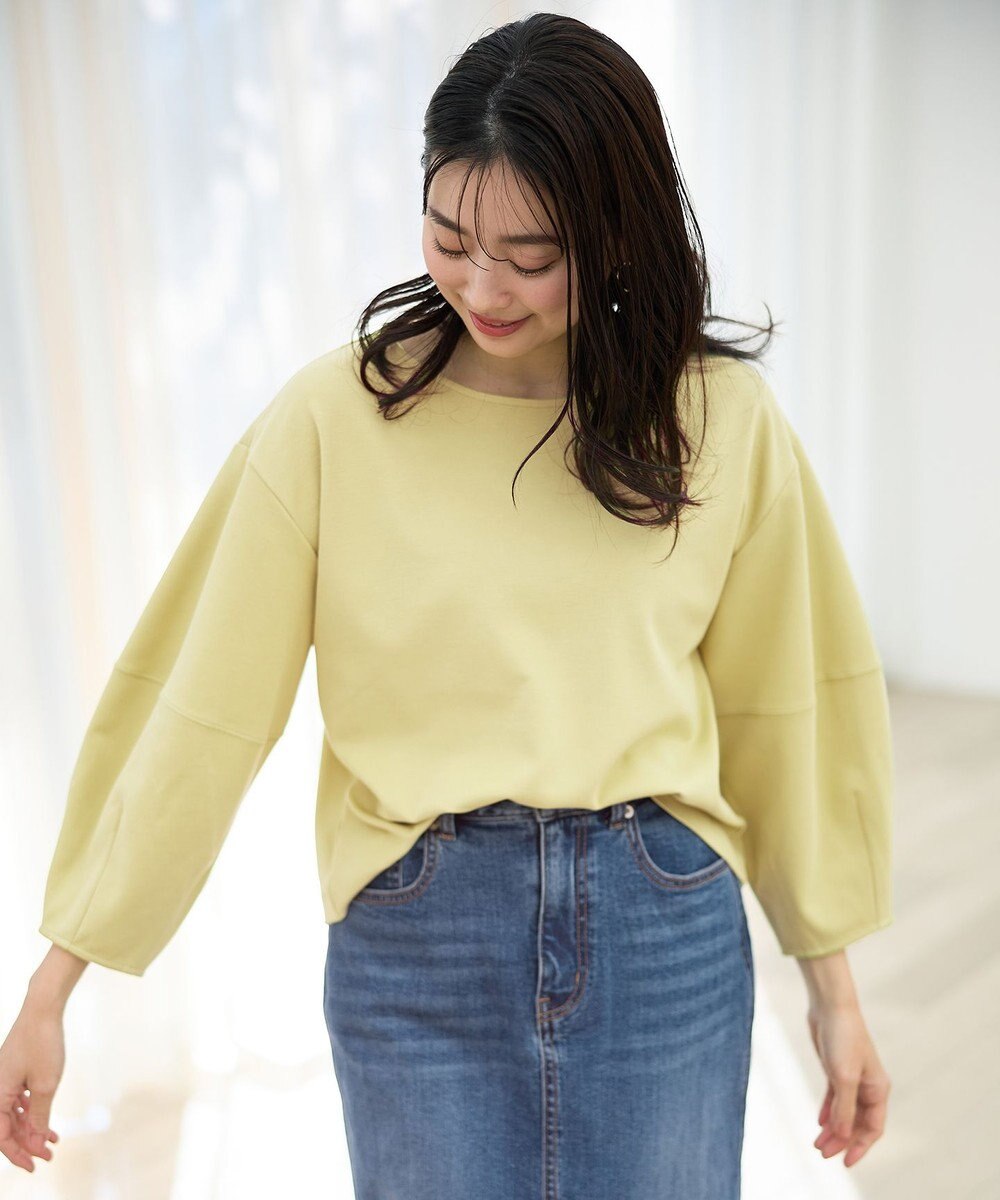 ANY L 【洗濯機可/5色展開】サカリバランタンスリーブプルオーバー 