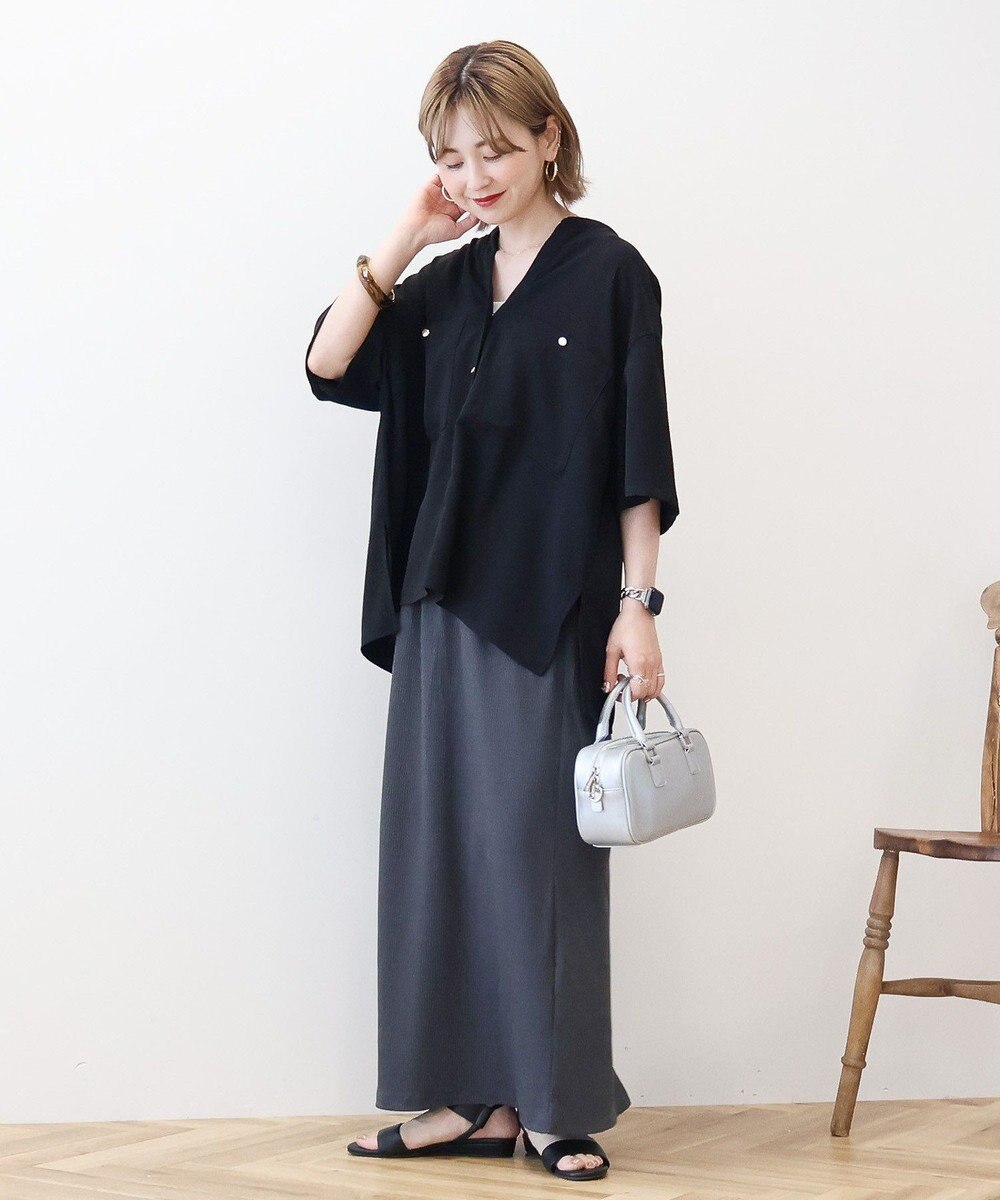 AMERICAN HOLIC ミリタリーWポケットスキッパーシャツ 