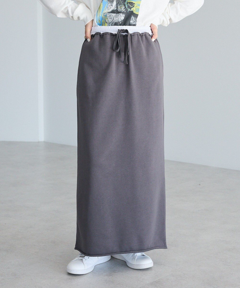 CRAFT STANDARD BOUTIQUE ダブルウェストカットソーロングスカート 