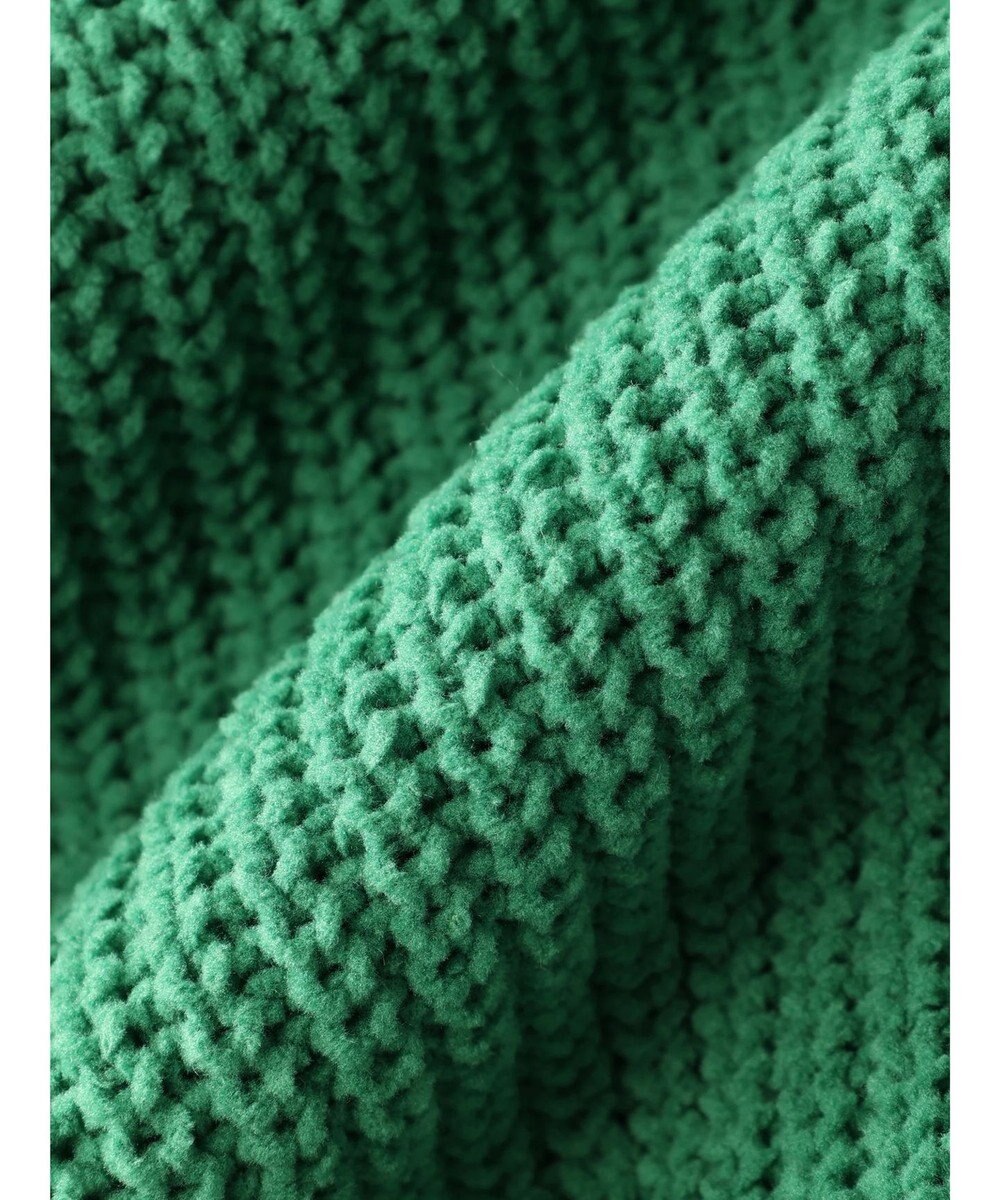 Green Parks ｍｏｋｏモール畦編みモックネックプルオーバー 