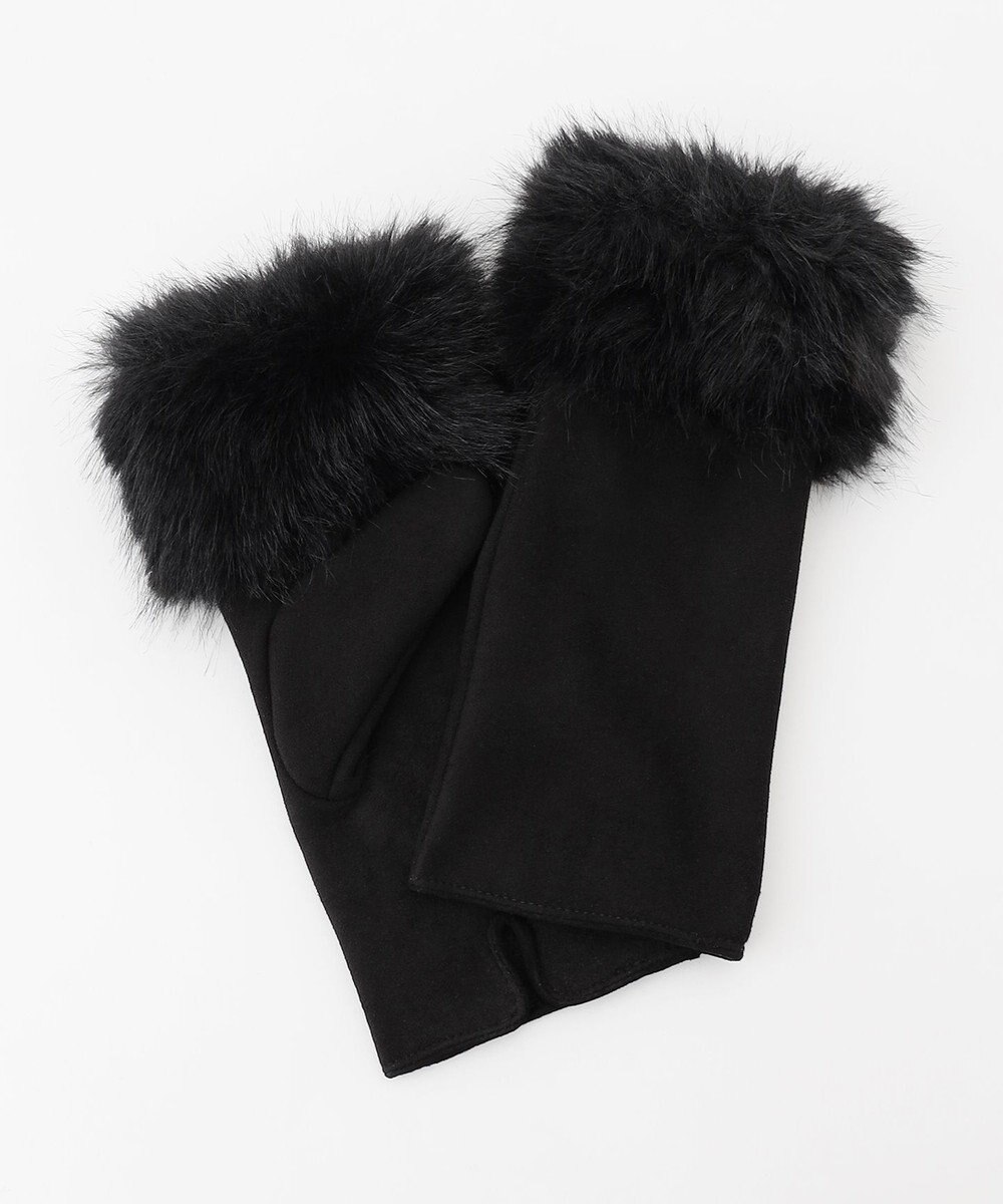 TOCCA 【百田夏菜子さん着用】FAKE SUEDE FUR HANDWARMER 手袋 