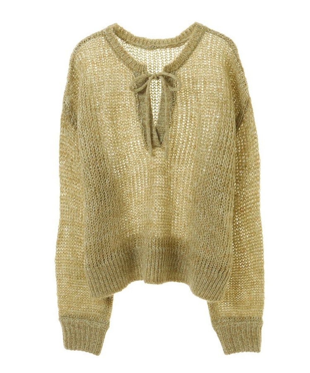 Green Parks ２Ｗａｙ起毛メッシュニットプルオーバー 