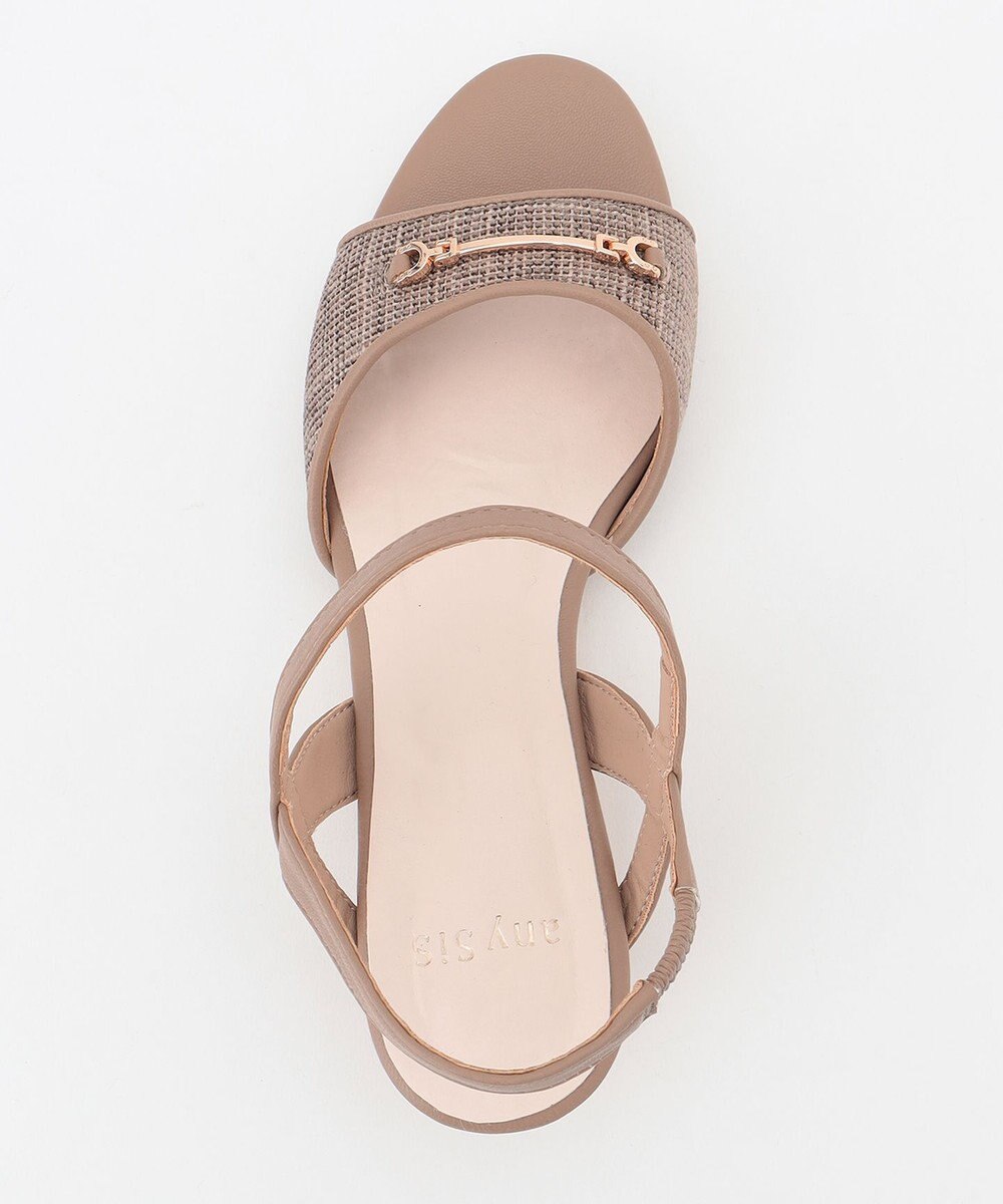 ANY SIS 【美人百花7月号掲載】クラシカルレディプチウエッジ サンダル 