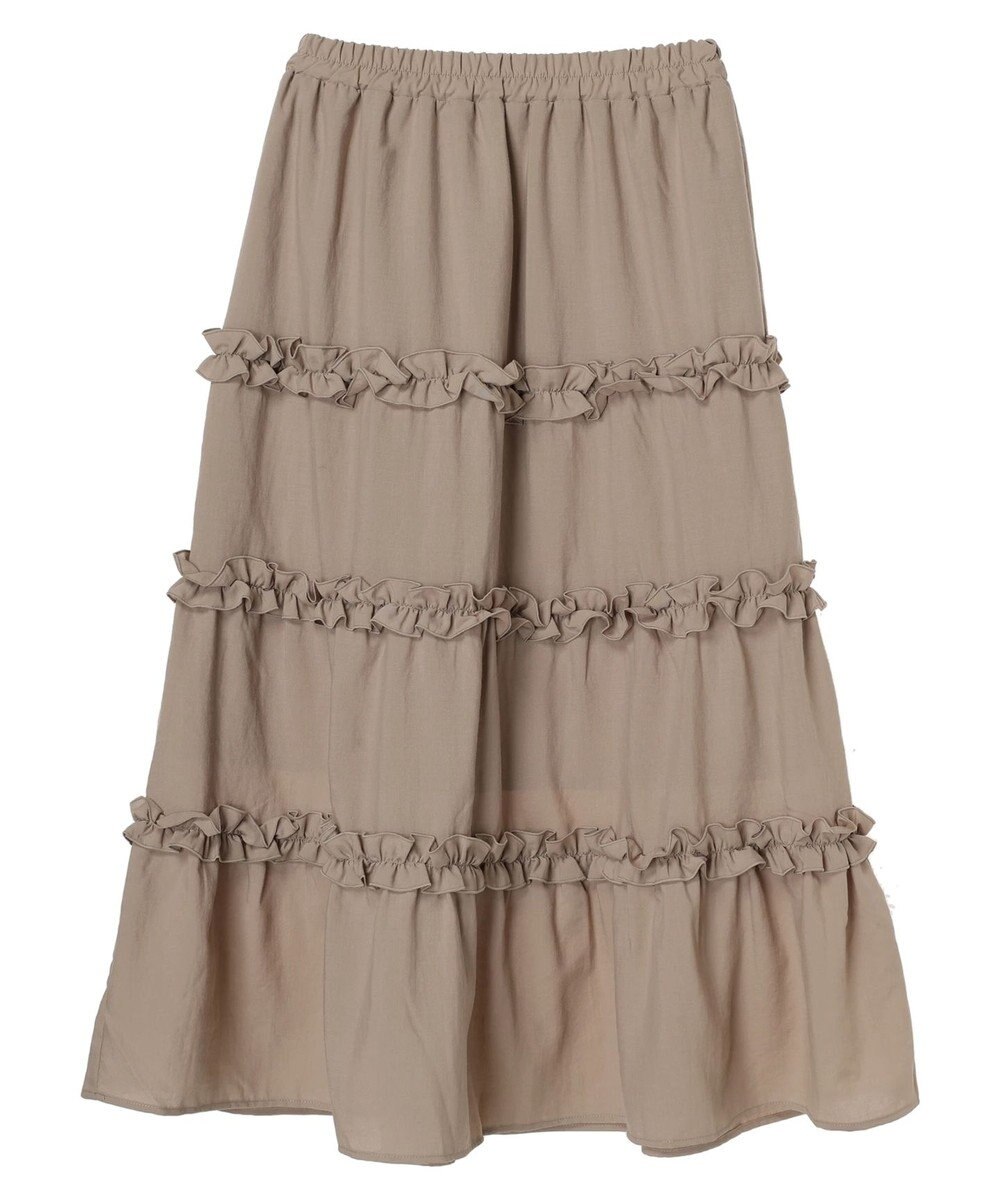 earth music&ecology ミニフリルボリュームスカート 