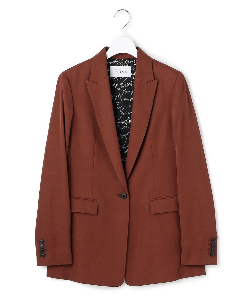 ICB 【30th ANNIVERSARY】ヴィスコースウールツイル ピークドラペルジャケット 