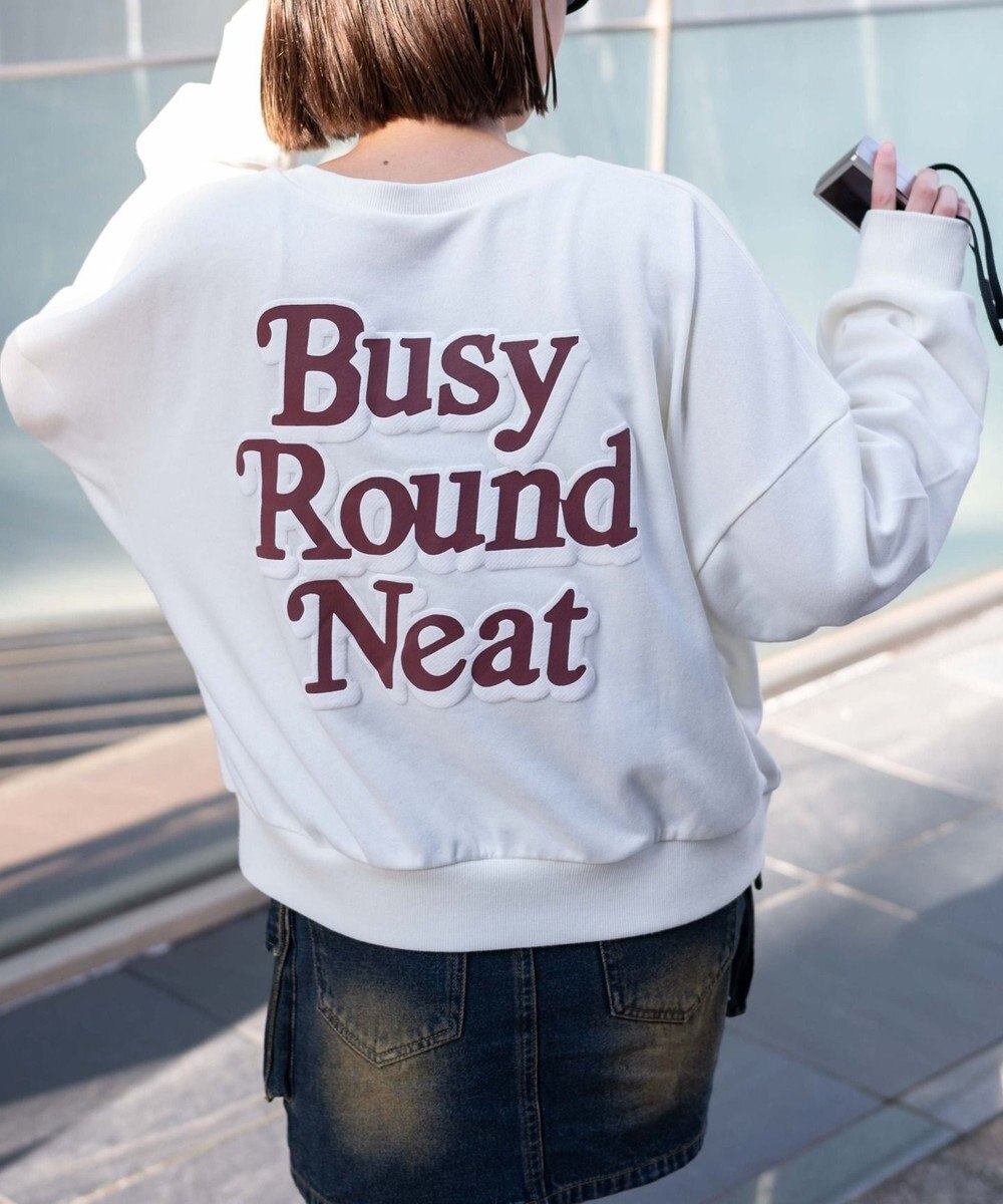 WEGO フォームプリントロゴスウェット 