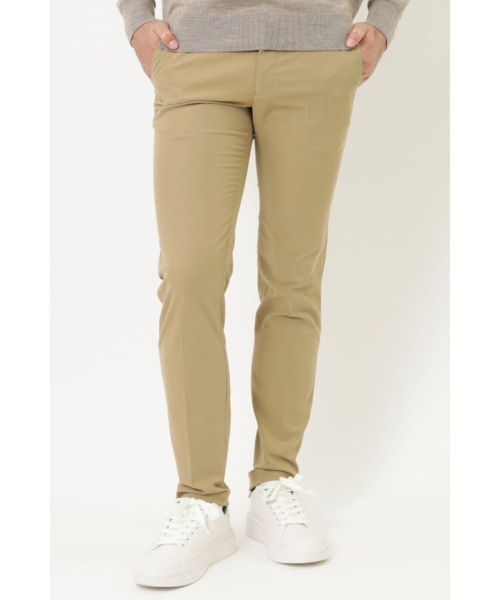 DAKS コットンライクカジュアルパンツ 