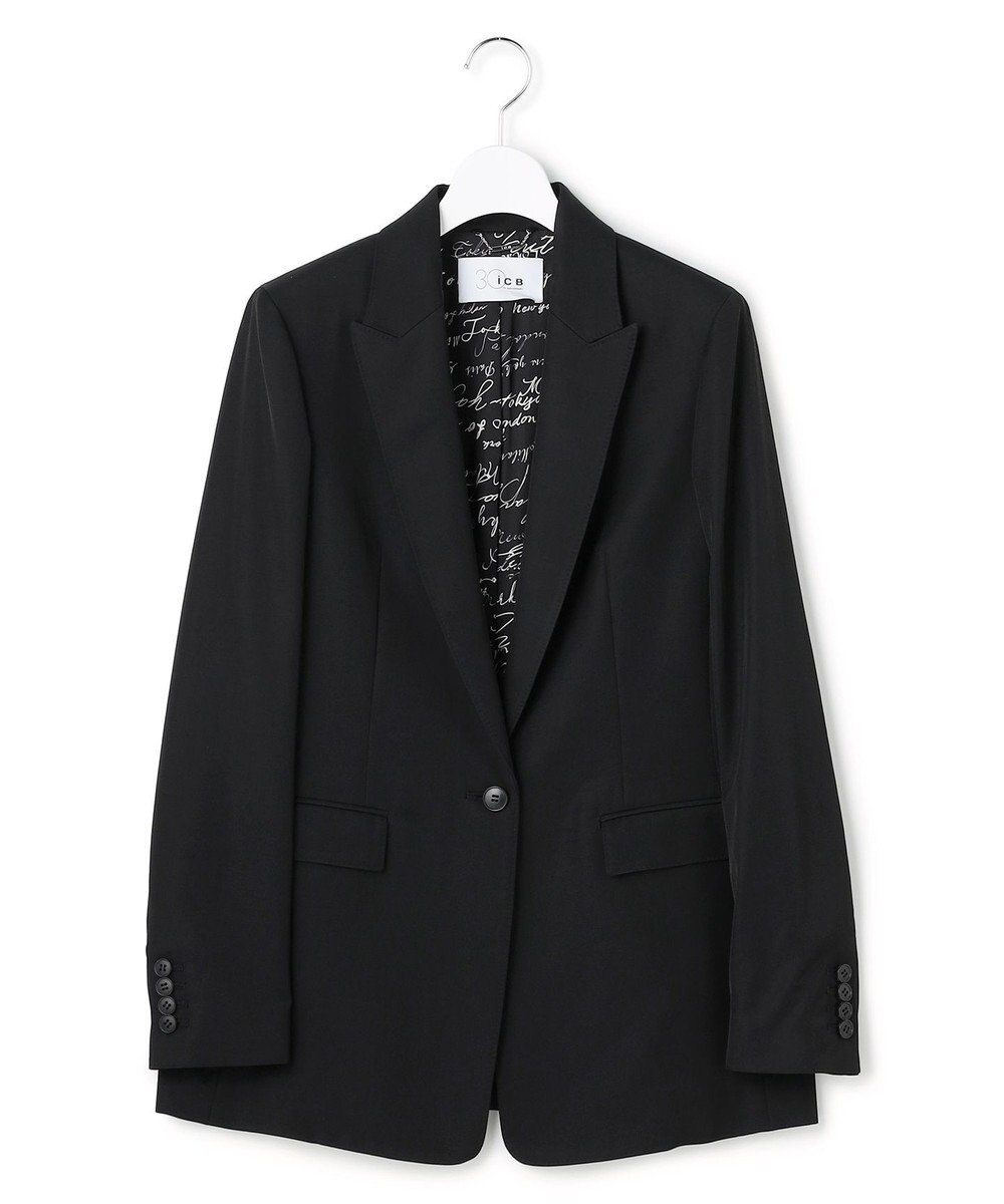 ICB 【30th ANNIVERSARY】ヴィスコースウールツイル ピークドラペルジャケット 