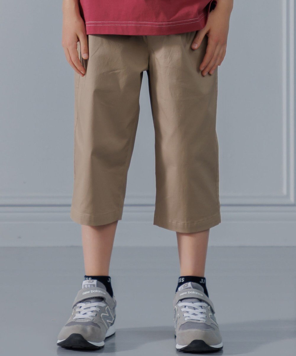 J.PRESS KIDS 【140-170cm】コットンストレッチ 7分丈パンツ 