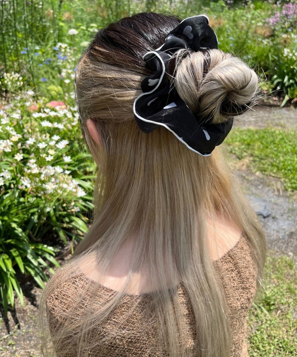 WEGO L総柄ハートシュシュ 