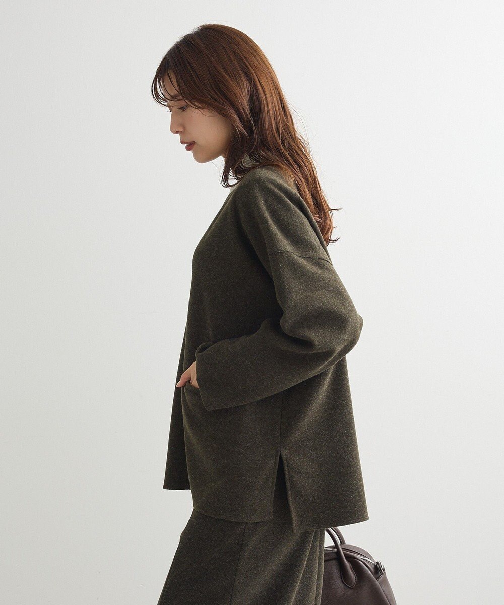 Green Parks 圧縮ポンチキーネックプルオーバー 