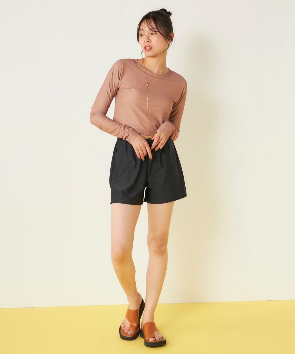 OP／FILA 【Ocean Pacific】カップ付きラッシュガード　水着3点セット 