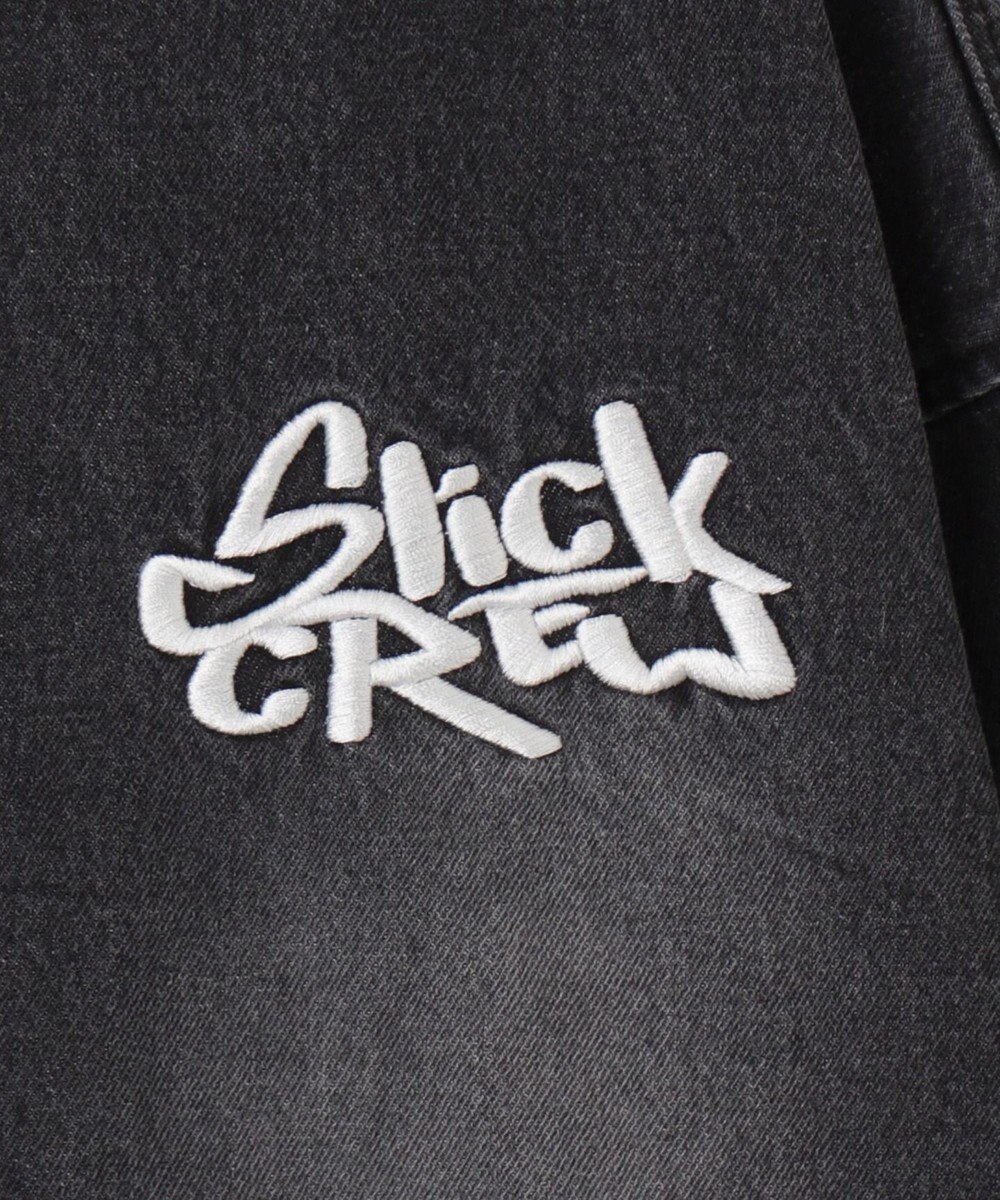 WEGO ヴィンテージウォッシュBIGフードブルゾン 