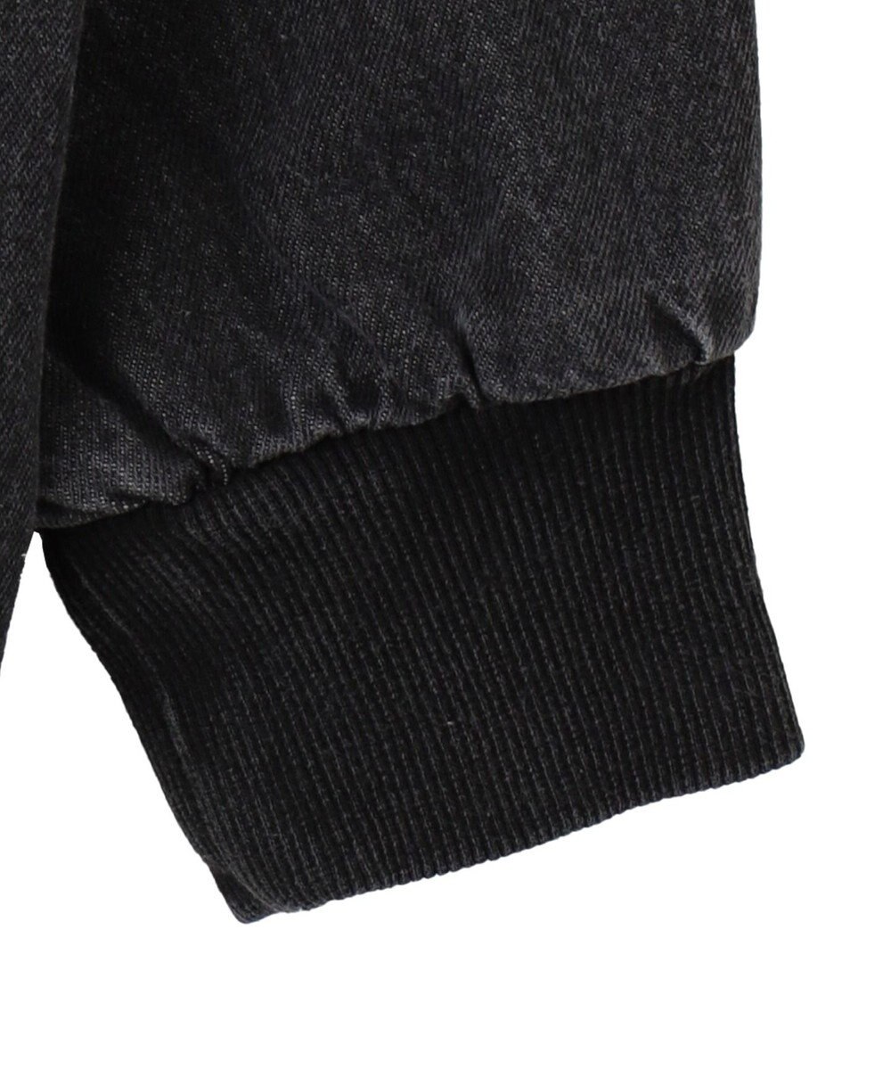 WEGO ヴィンテージウォッシュBIGフードブルゾン 