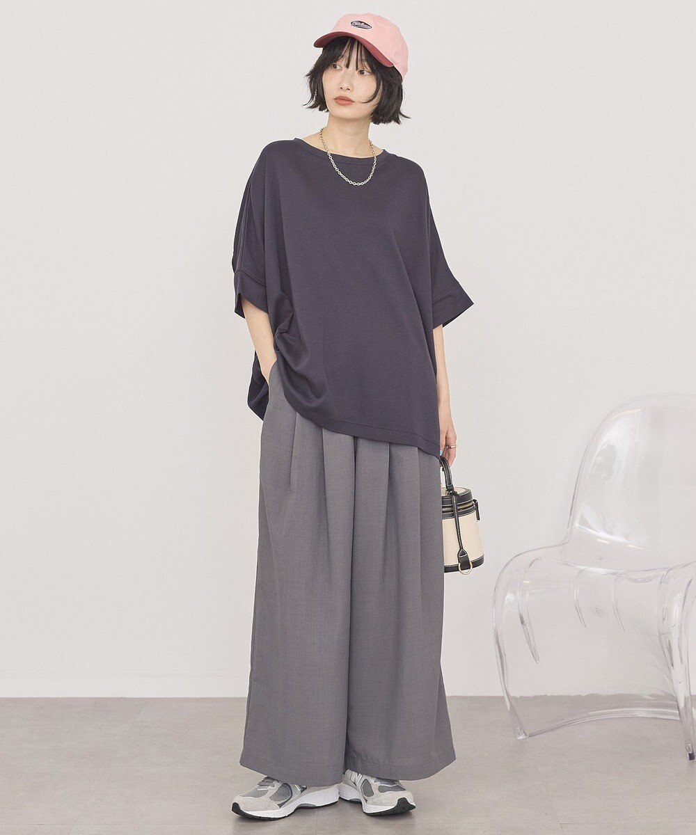 AMERICAN HOLIC 異素材コクーンプルオーバー 