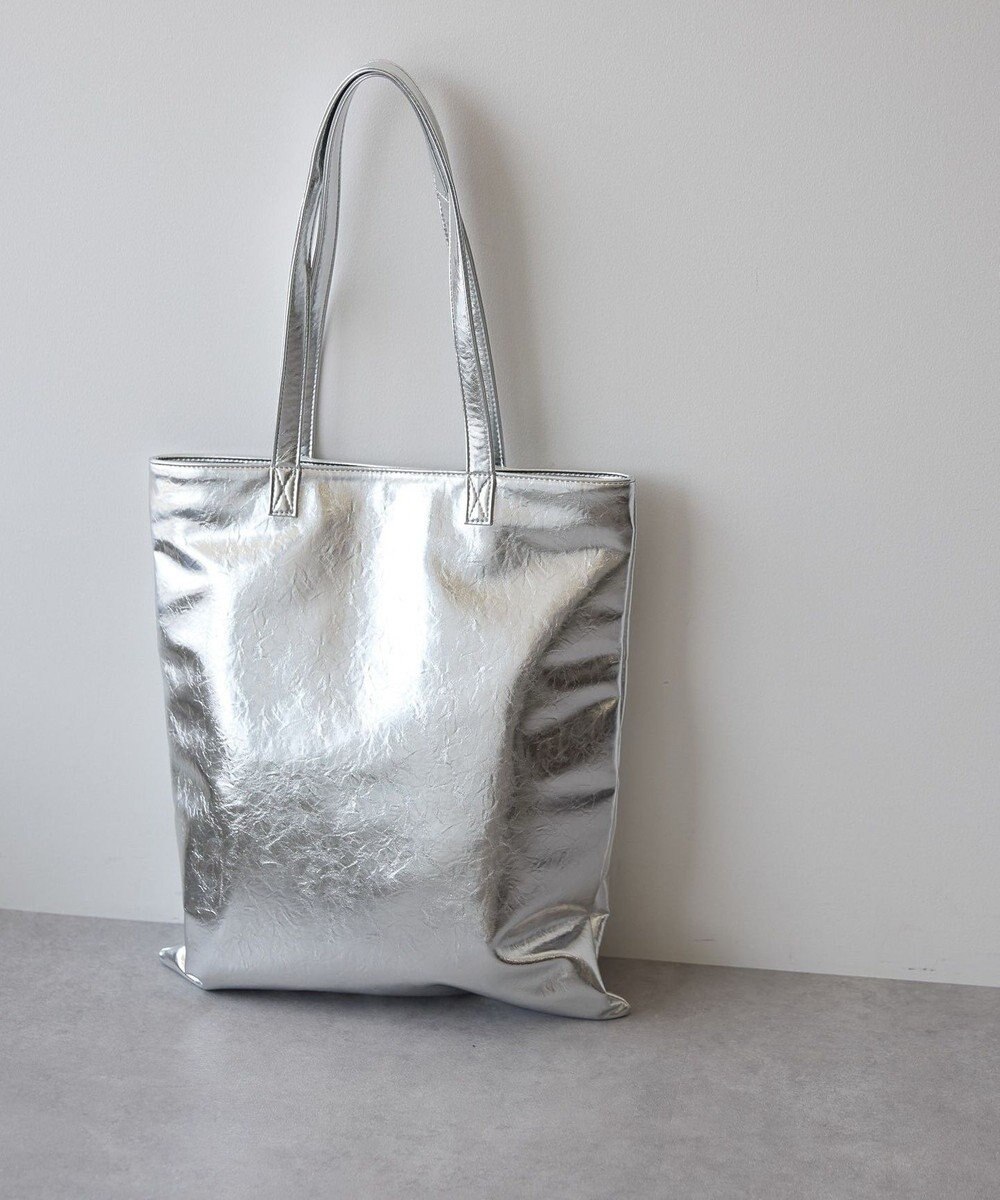 AMERICAN HOLIC メタリックトートBAG Silver