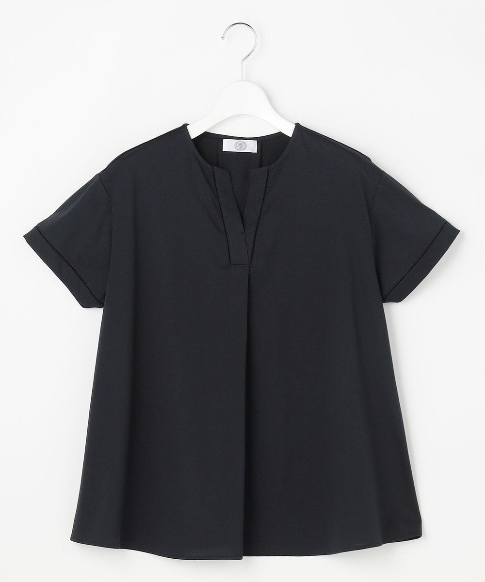 J.PRESS LADIES プレーティングジャージー チュニック丈 カットソー 