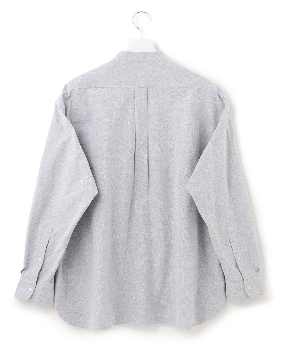 J.PRESS YORK STREET 【UNISEX】起毛オックスフォードシャツ/バンドカラー 