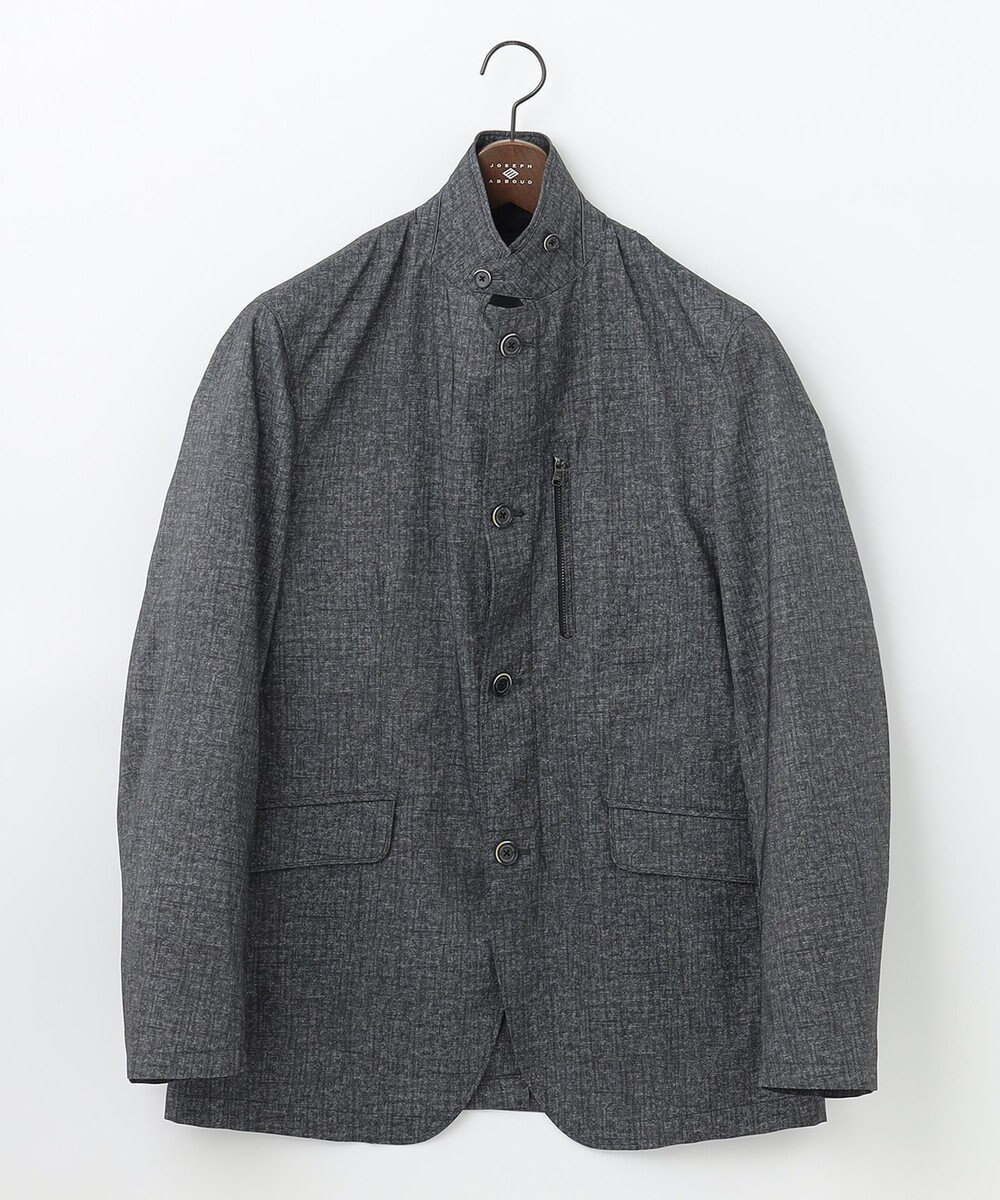 JOSEPH ABBOUD 【軽量・撥水加工】メランジストレッチジャケットブルゾン 