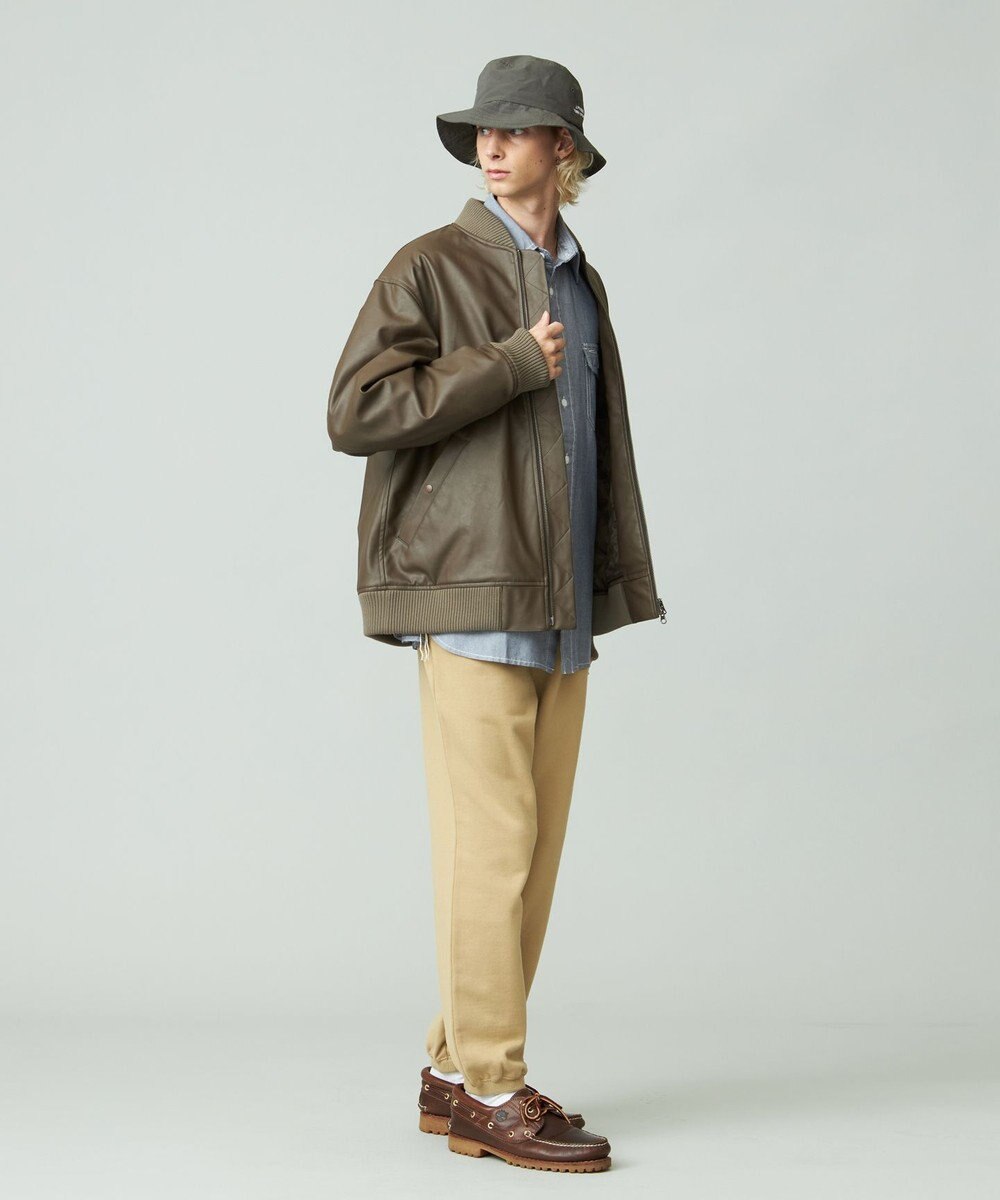 J.PRESS YORK STREET 【UNISEX】ワンポイントスウェットパンツ 