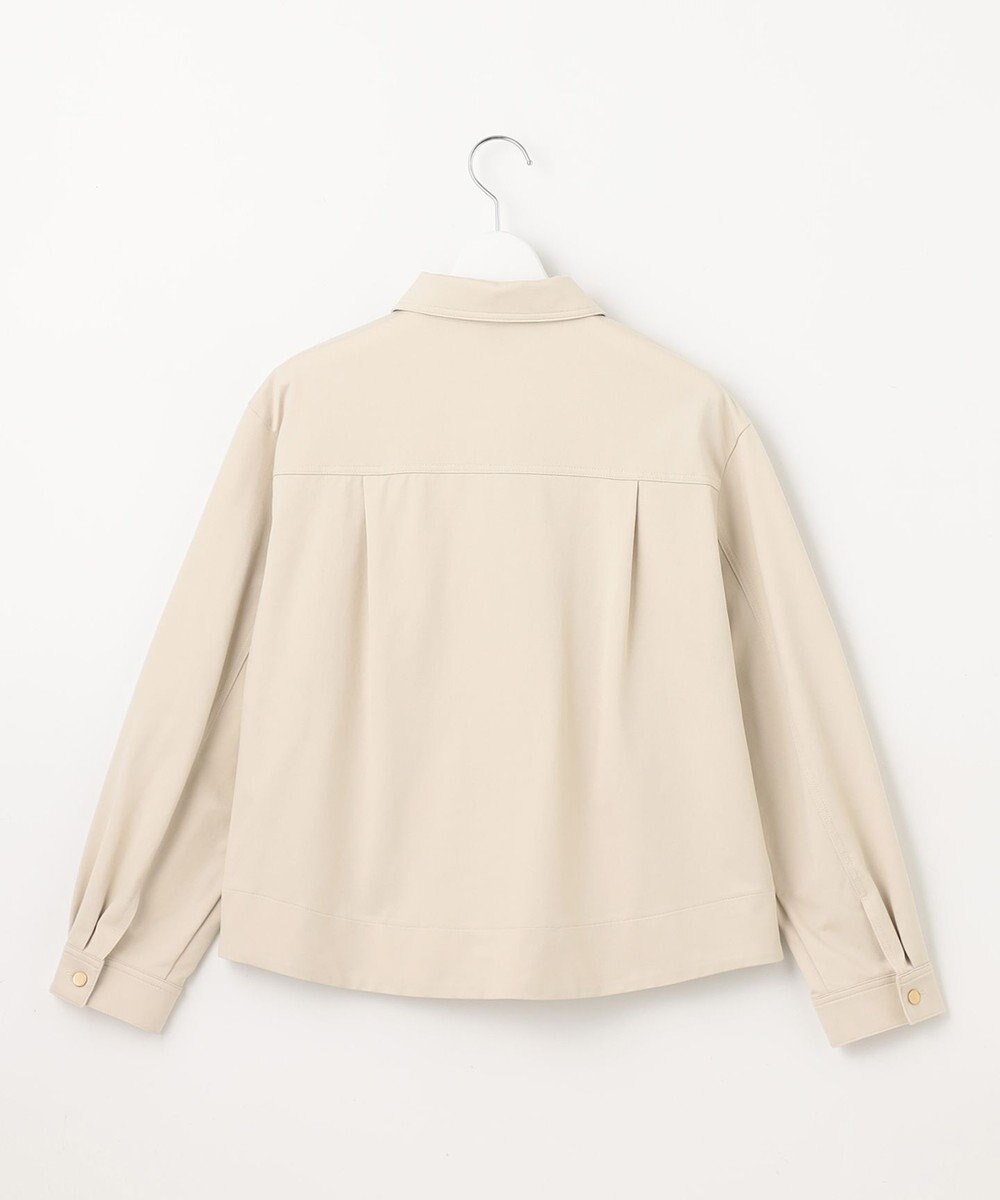 J.PRESS LADIES 【洗える】ツイルジャージー シャツ ジャケット 