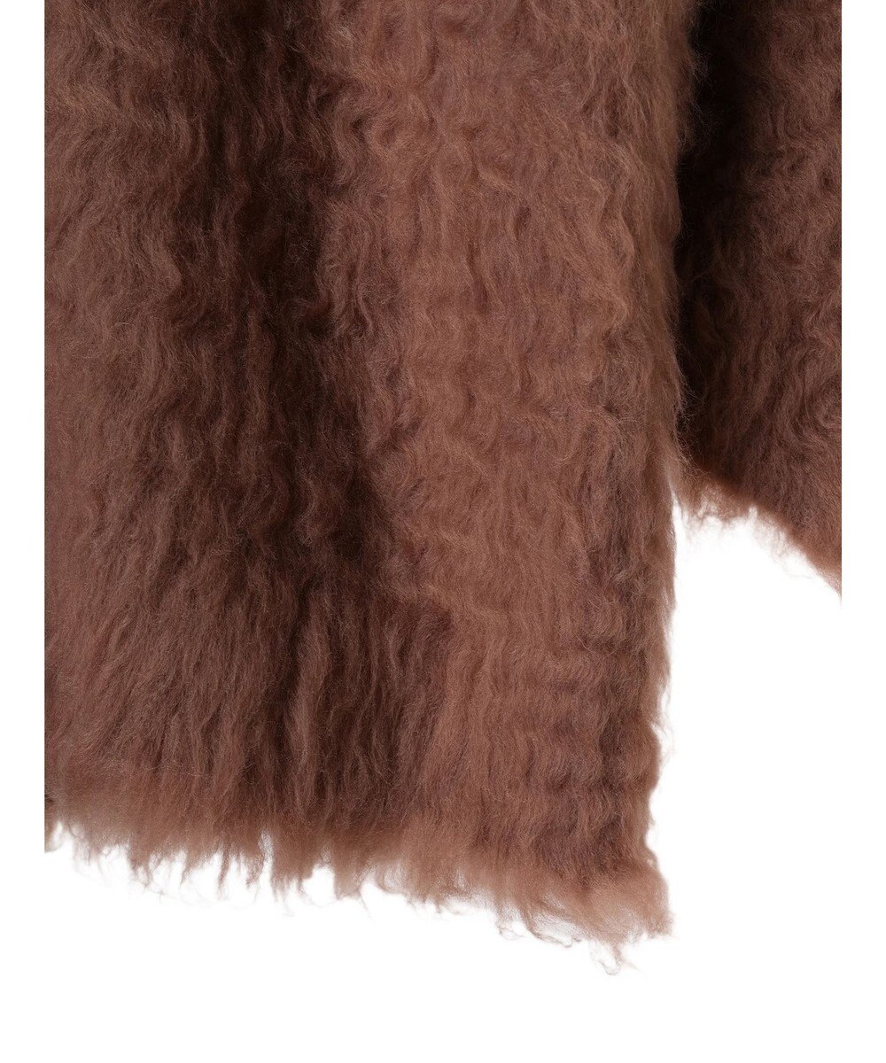 earth music&ecology 起毛リボンニットカーディガン 