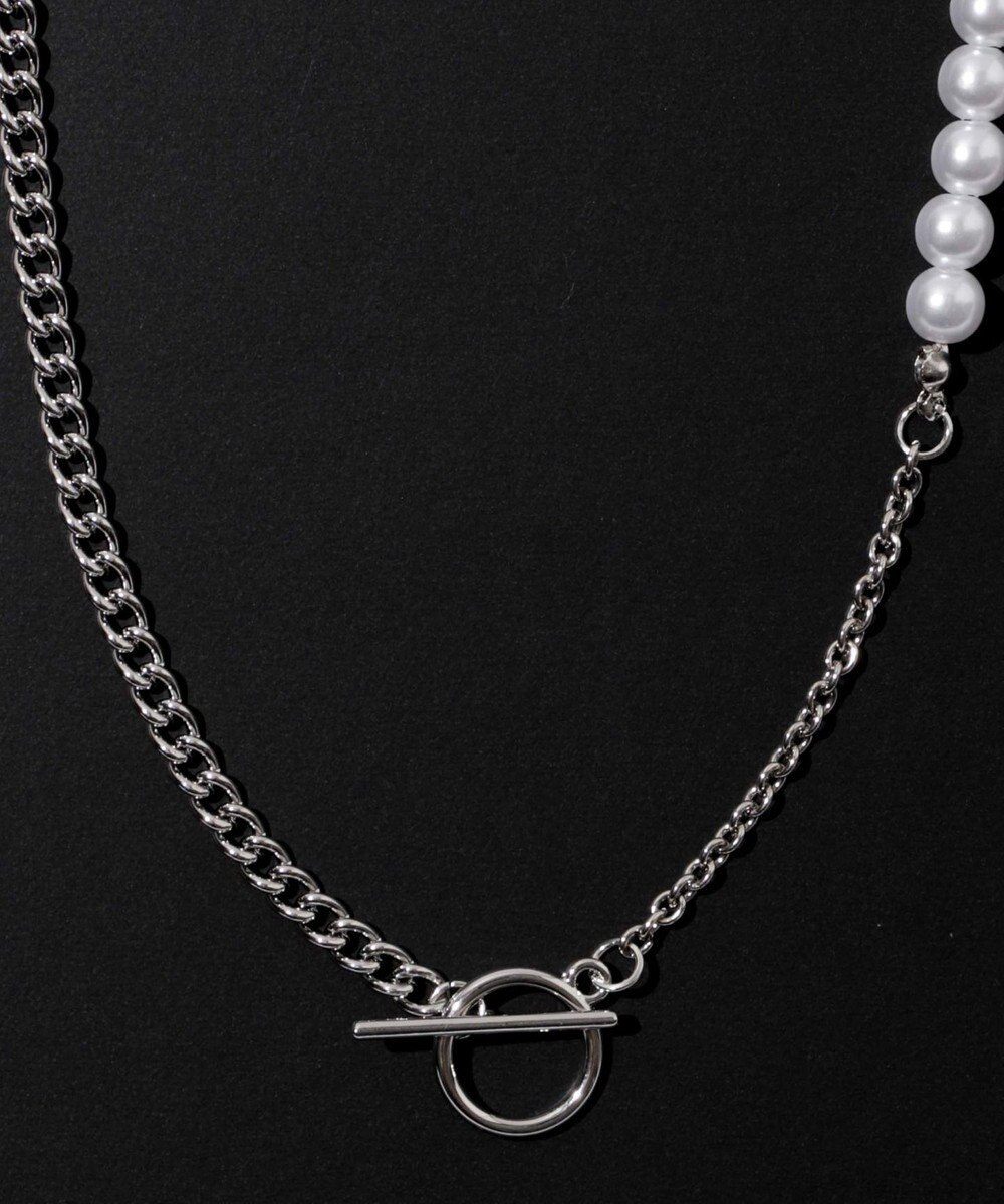 WEGO Mパールミックスチェーンネックレス 