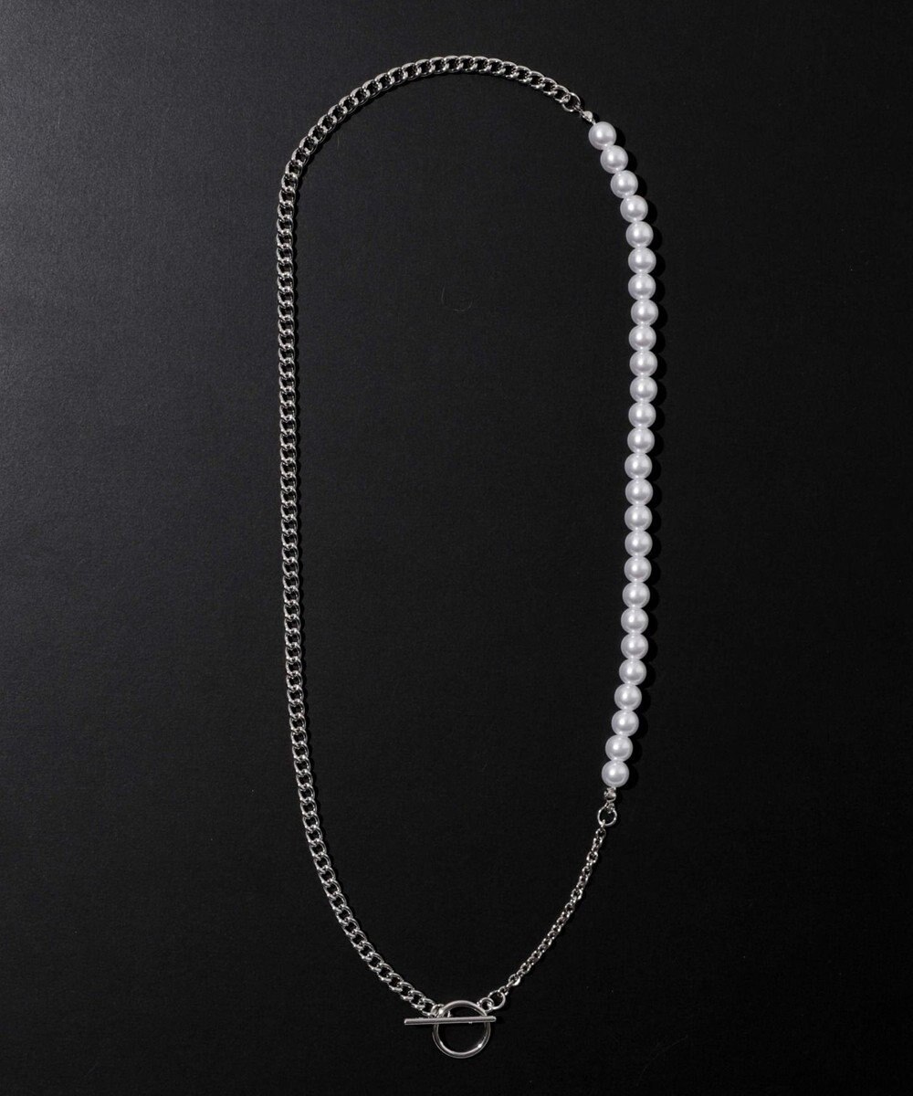 WEGO Mパールミックスチェーンネックレス 