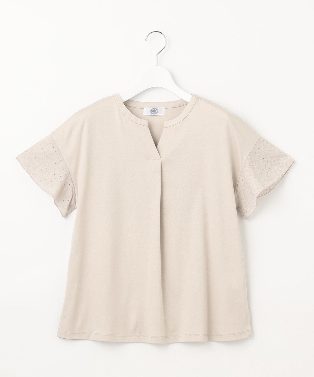 J.PRESS LADIES 【接触冷感・吸水速乾】MULTI EFFECT JERSEY フレアースリーブ カットソー 