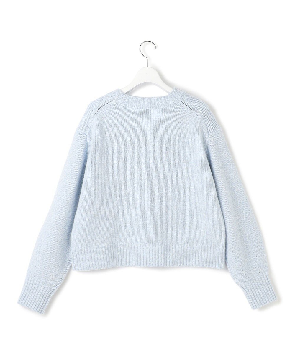 23区 S 【洗える】ウールカシミヤ パフスリーブ ニット 