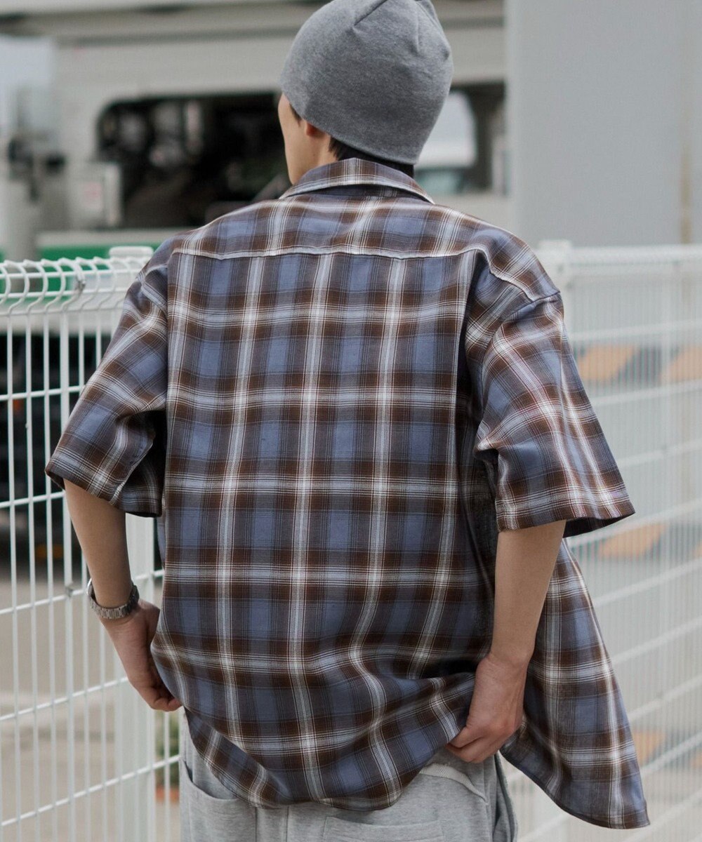 WEGO オンブレチェックシャツ（SS） 