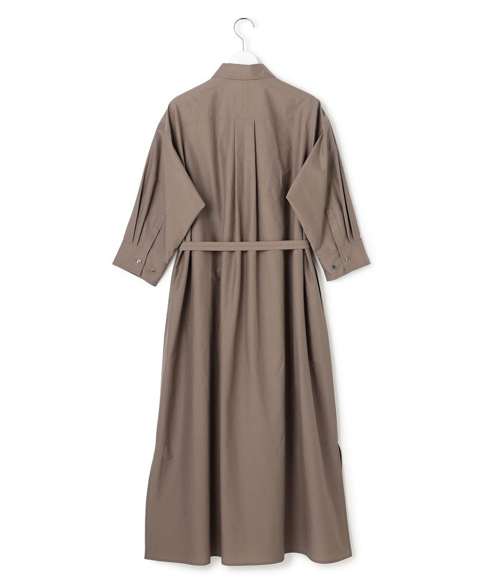 23区 【先行予約】ナイロンコットンタフタ シャツワンピース 