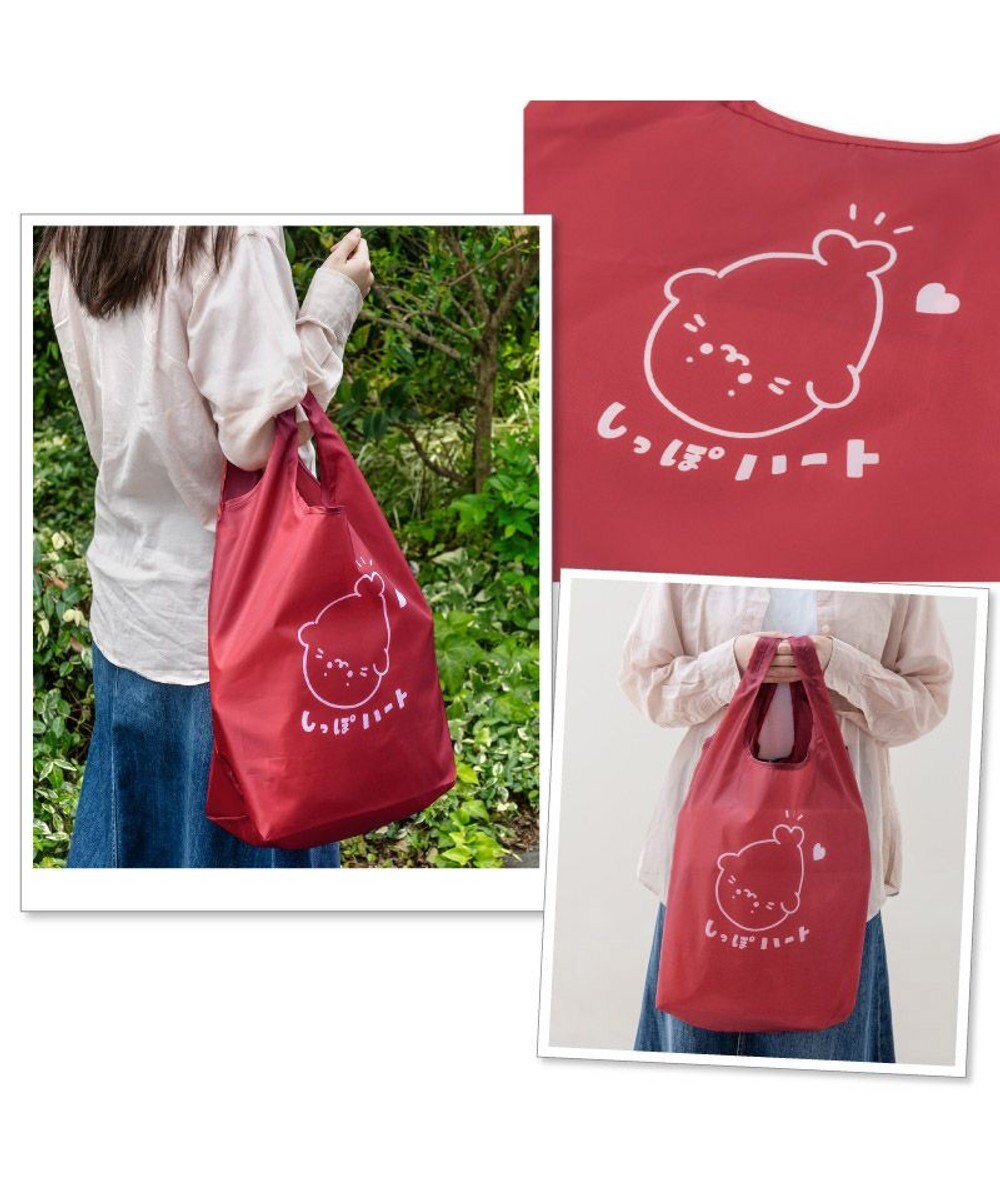 Mother garden しろたん エコバッグ 《しっぽハート》 単品 