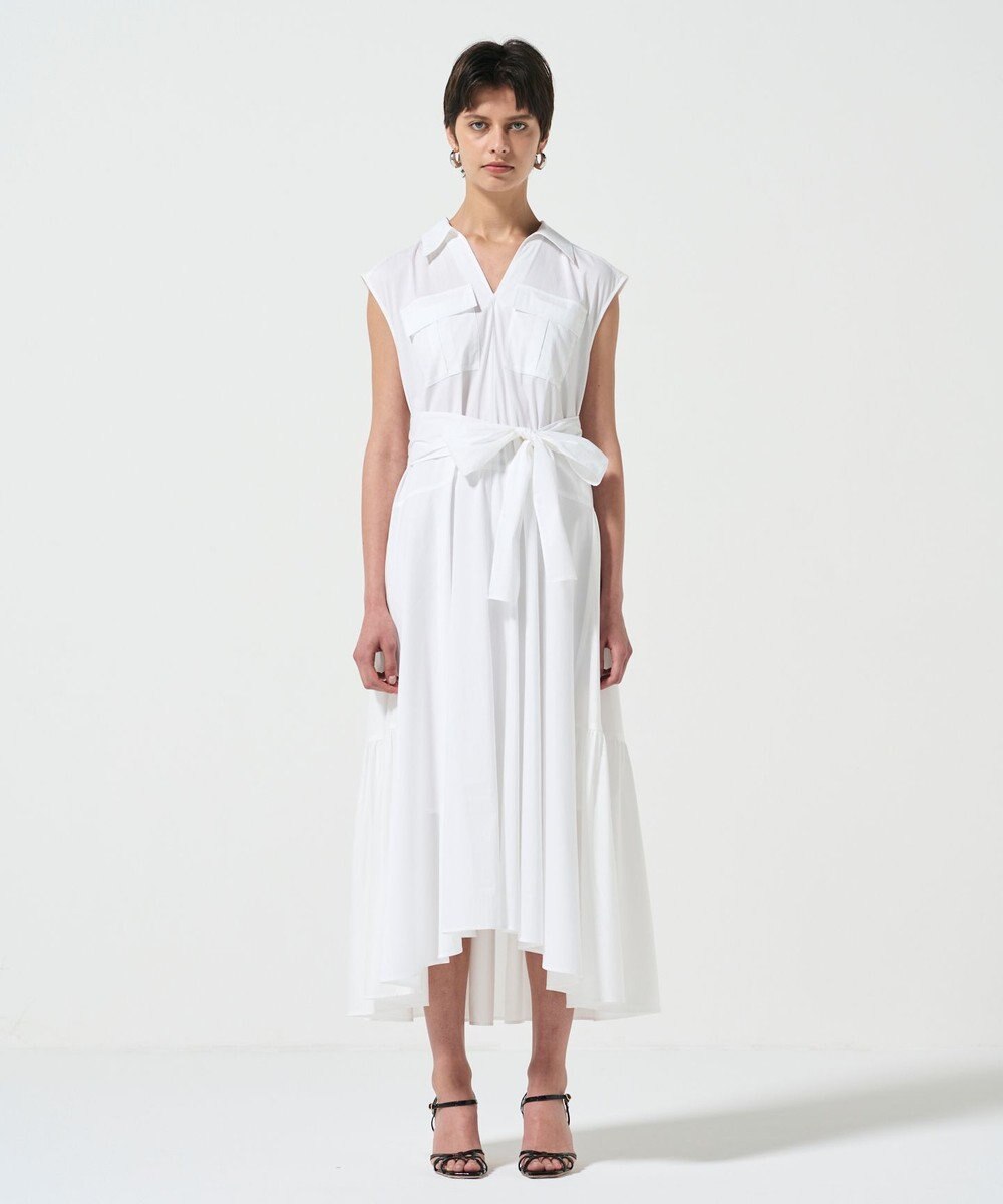 GRACE CONTINENTAL ティアードコンビシャツワンピース 