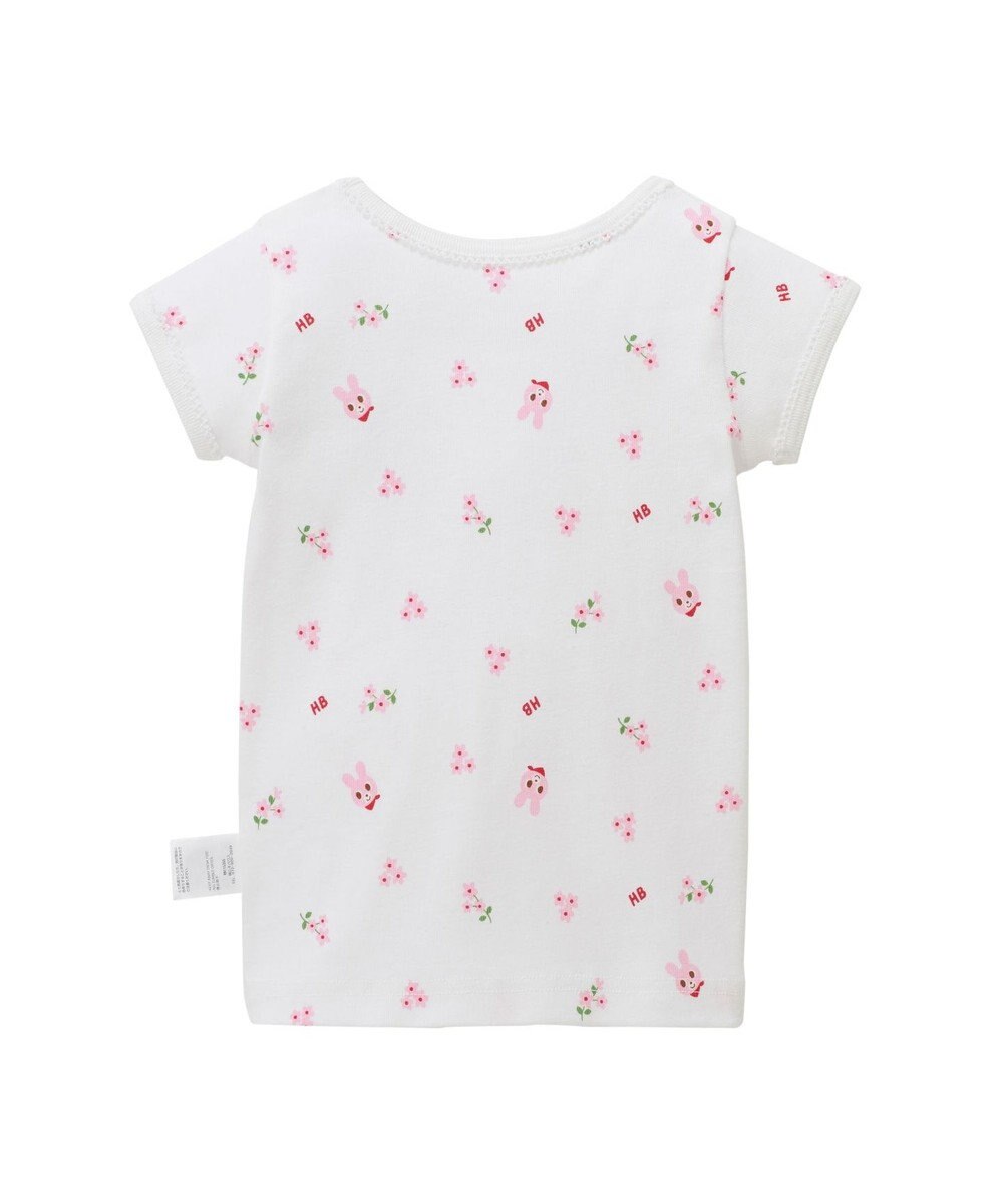 MIKI HOUSE HOT BISCUITS 【80-120cm】 フライス素材半袖肌着(女の子用インナー) 