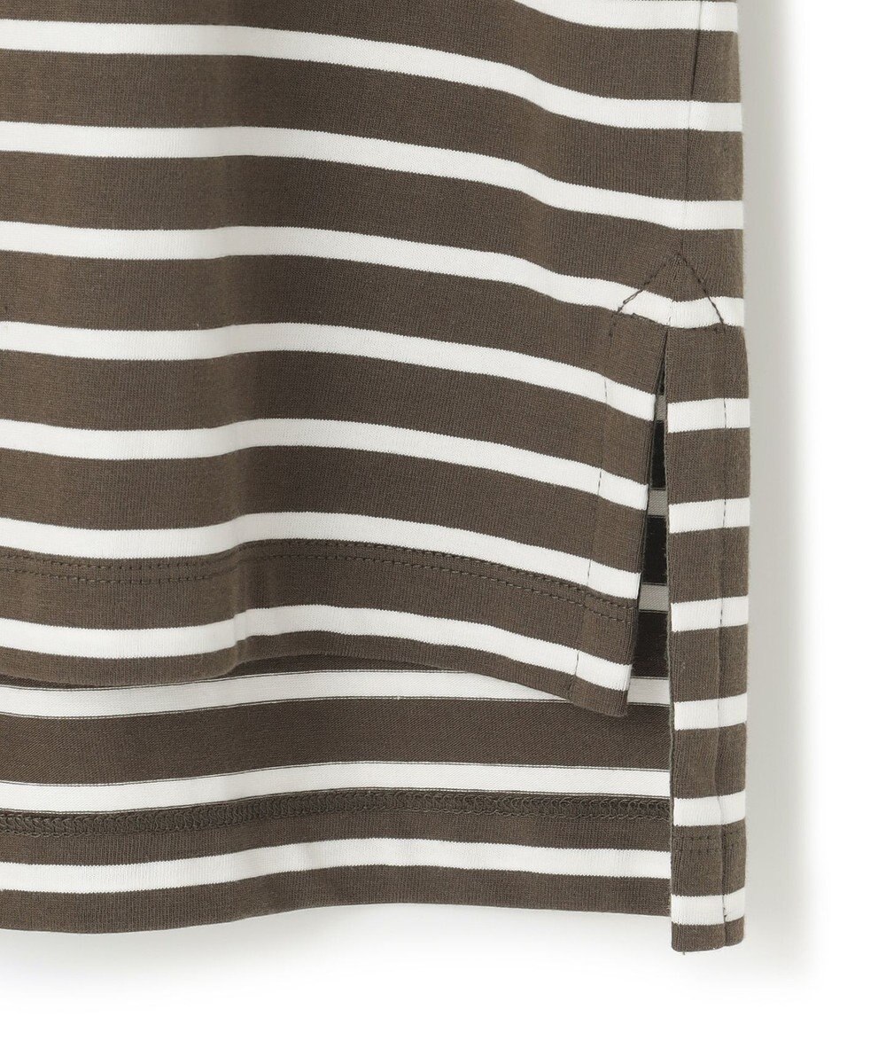 23区 S 【SLOW/一部店舗限定】ギザコットンボーダー ラウンドネックカットソー 