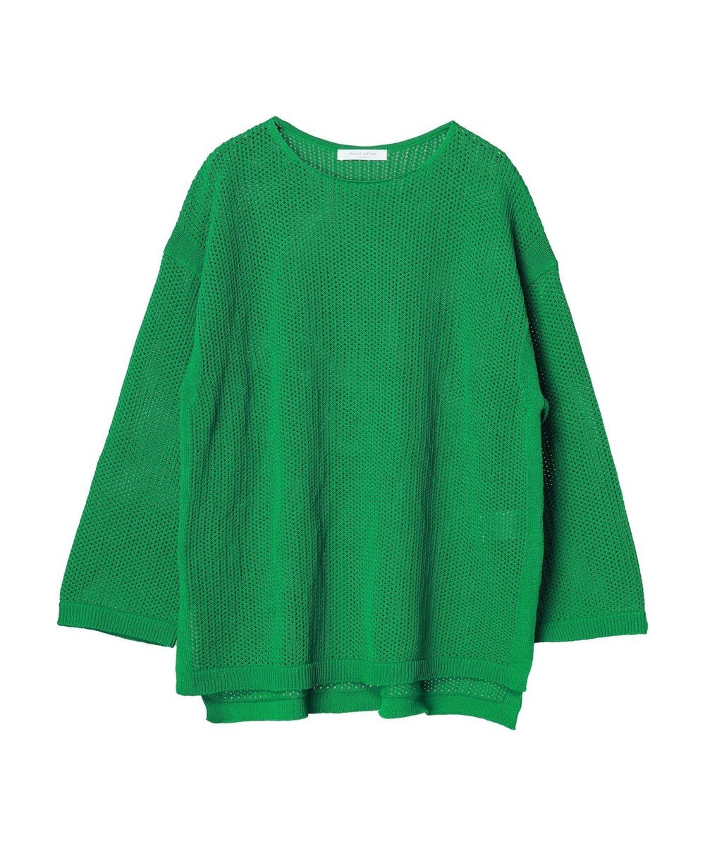 Green Parks メッシュニットプルオーバー 